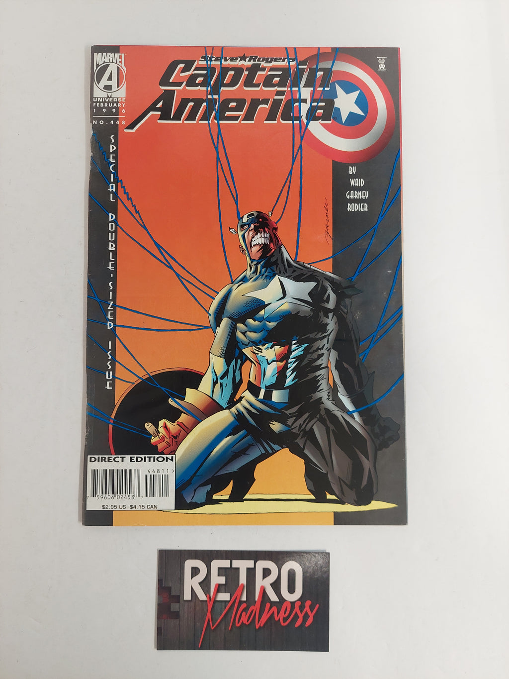 Marvel Comics Steve Rogers Captain America No. 448 February 1996