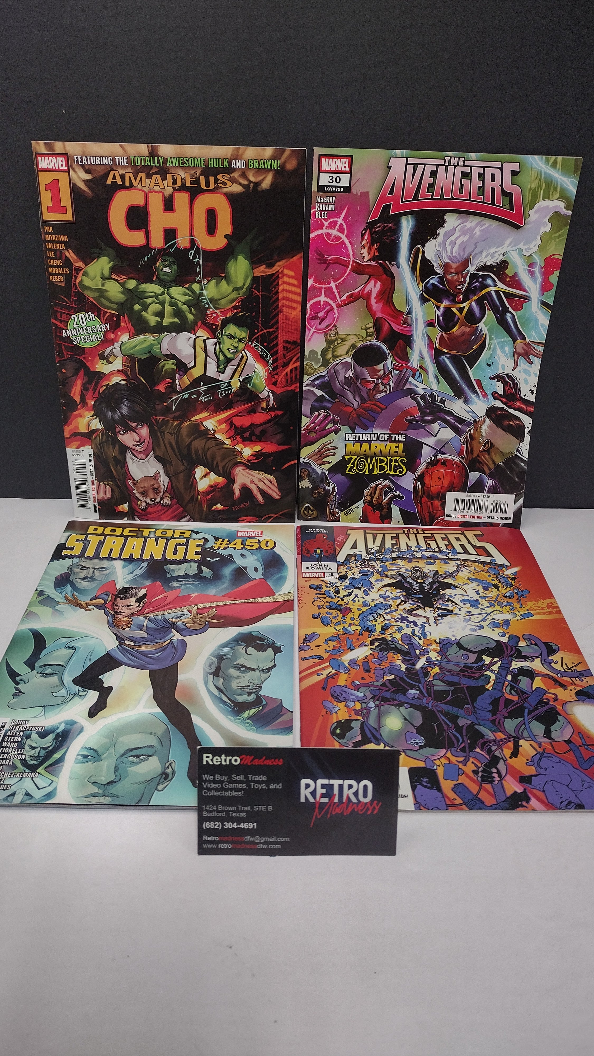 Marvel Comics Modern Era Lot – 4 Book Set - Lot Q (Brand New / Unread)