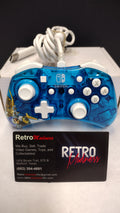 PDP Rock Candy- Nintendo Switch- Wired Controller- Link - Clear Blue- Tested