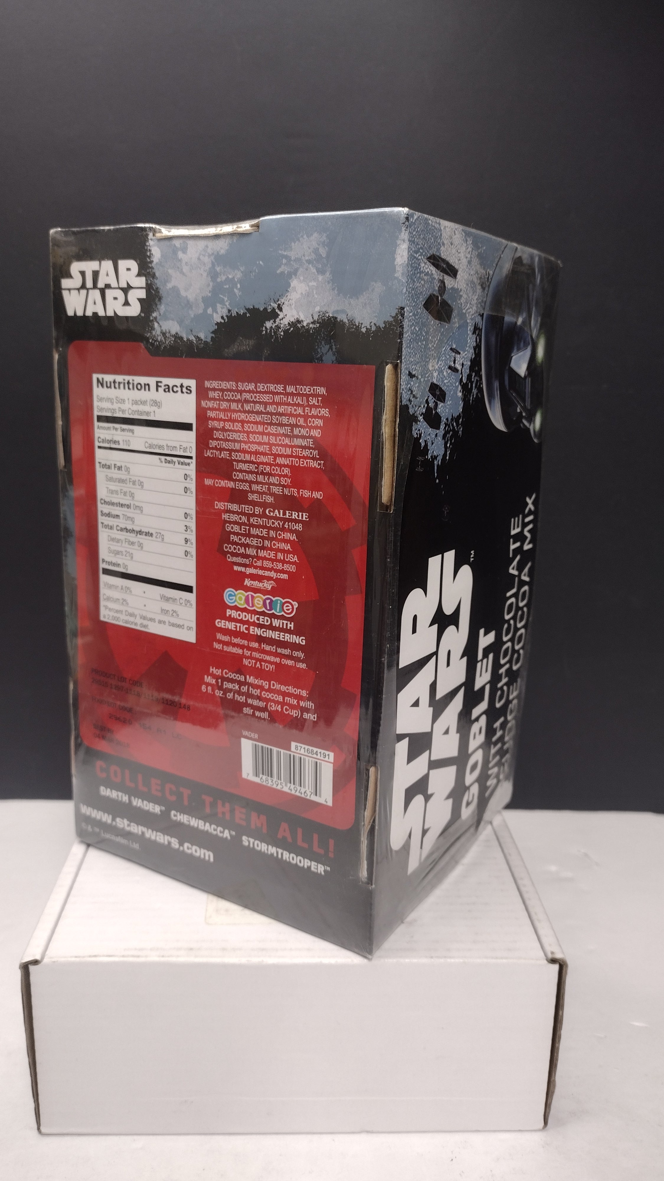 Star Wars Darth Vader Ceramic Goblet Gift Set with Hot Cocoa Mix (Galerie - Brand New / New in Package)