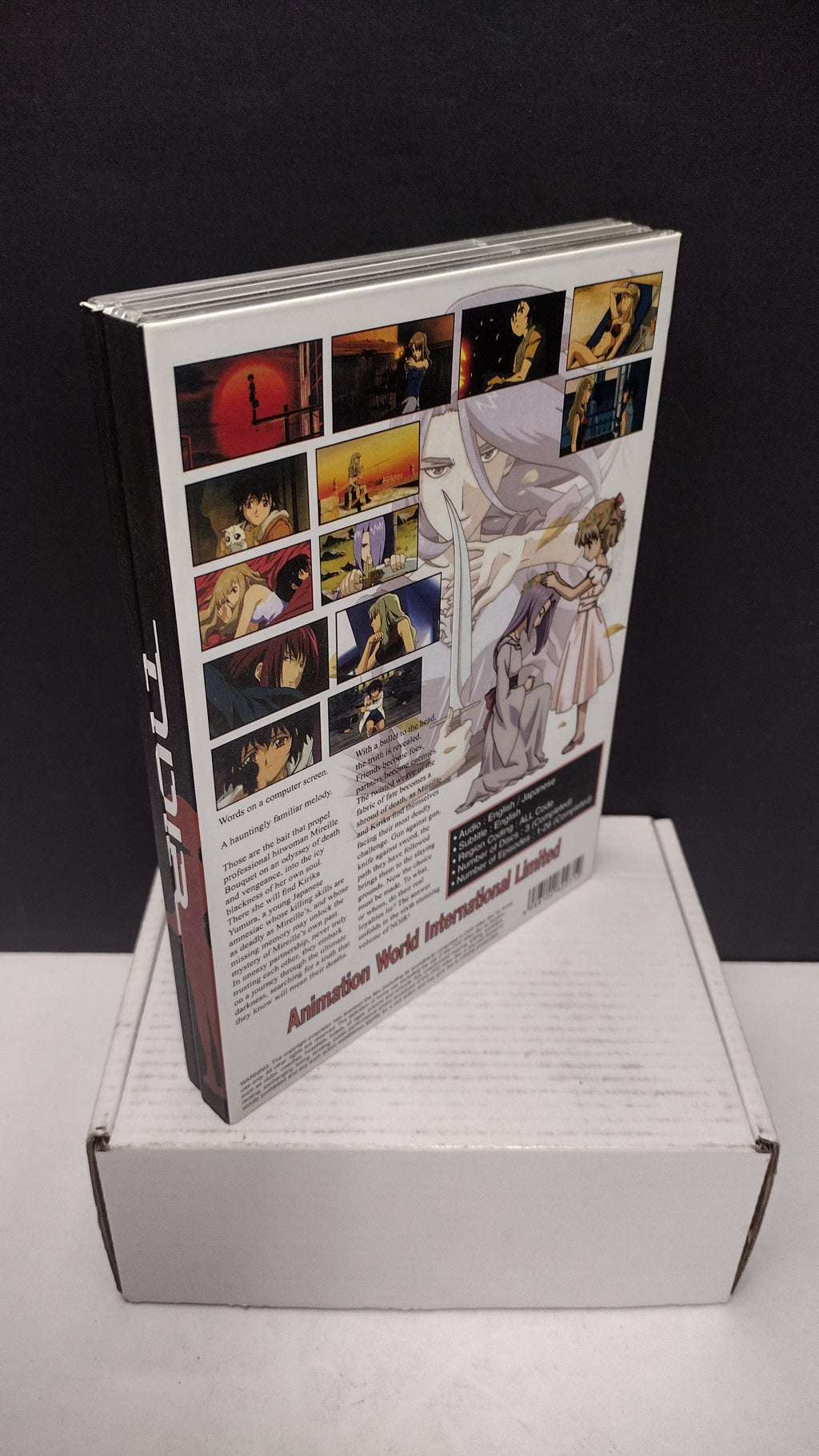 Noir: The Complete Collection Anime Box Set (3-Disc Set - 26 Complete Episodes, Pre-Owned)