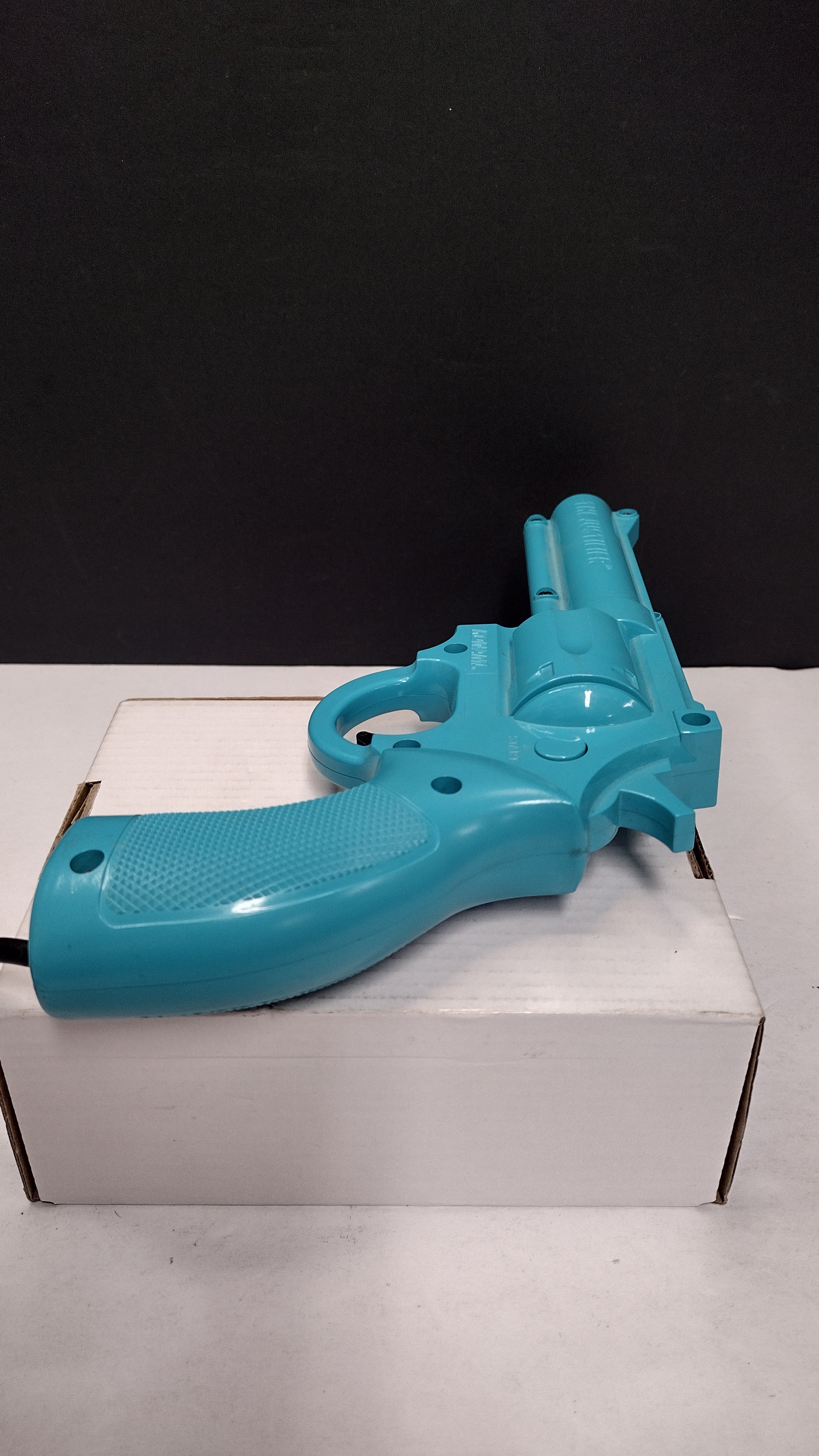 Vintage 1993 Konami "The Justifier" Blue Light Gun Pistol for Sega Genesis