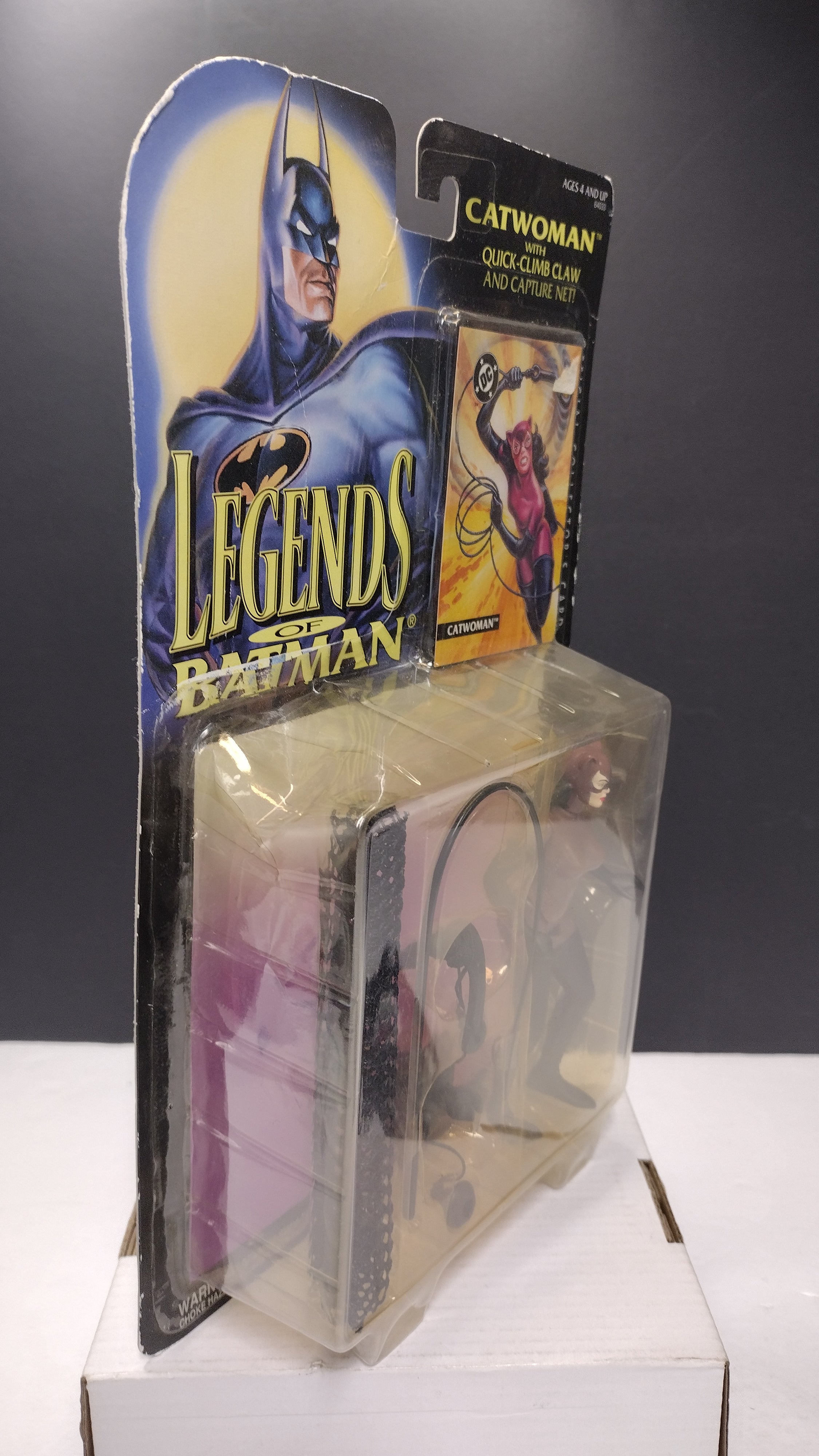 Vintage 1994 Kenner Legends of Batman Catwoman Action Figure – Mint on Card (MOC)