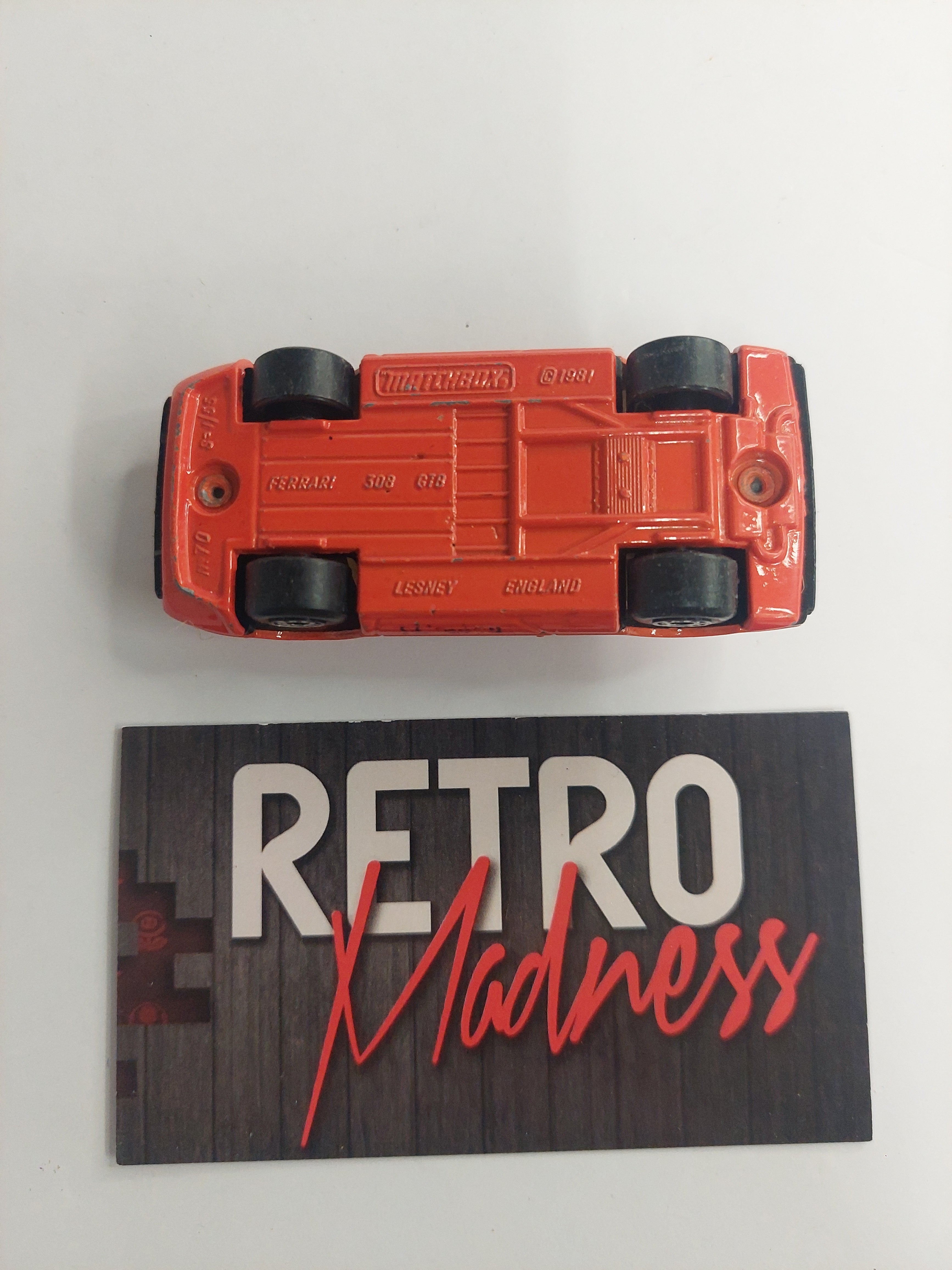 Vintage 1981 Matchbox Ferrari 308 GTB