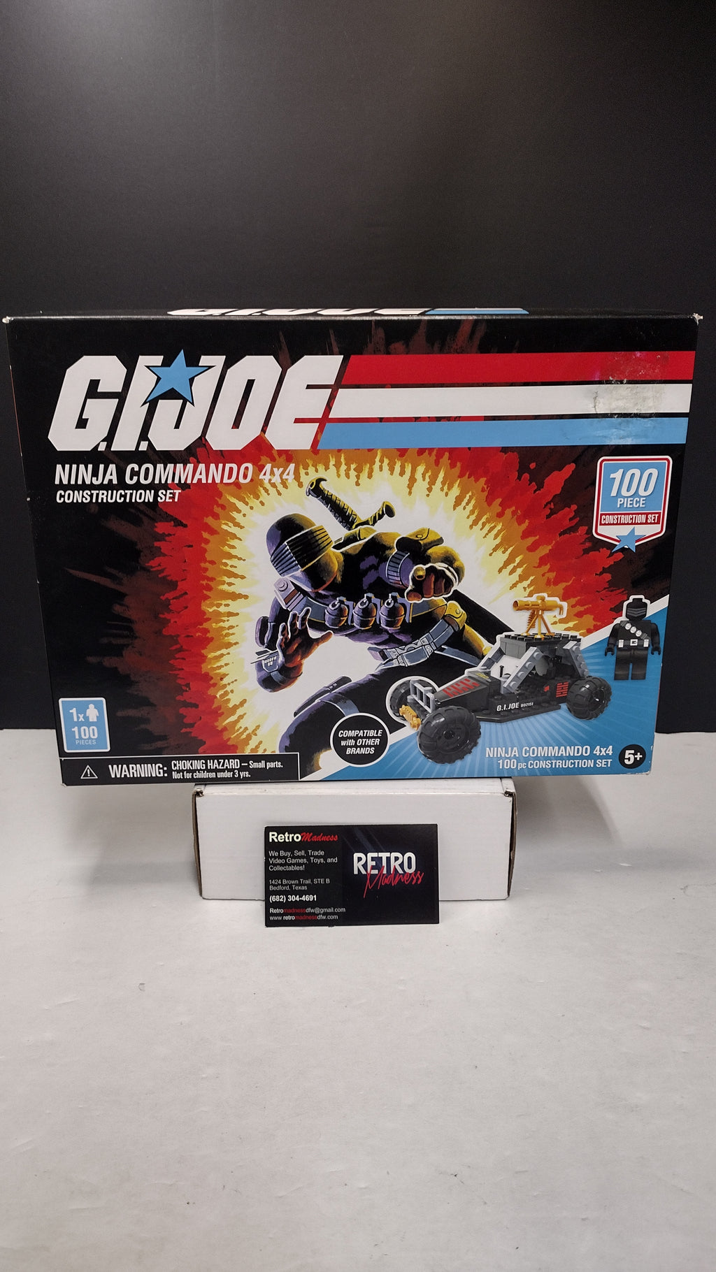 G.I. Joe Ninja Commando 4x4 Construction Set (Model GJ3522-03) NIB (Sealed / Front Sticker Damage)