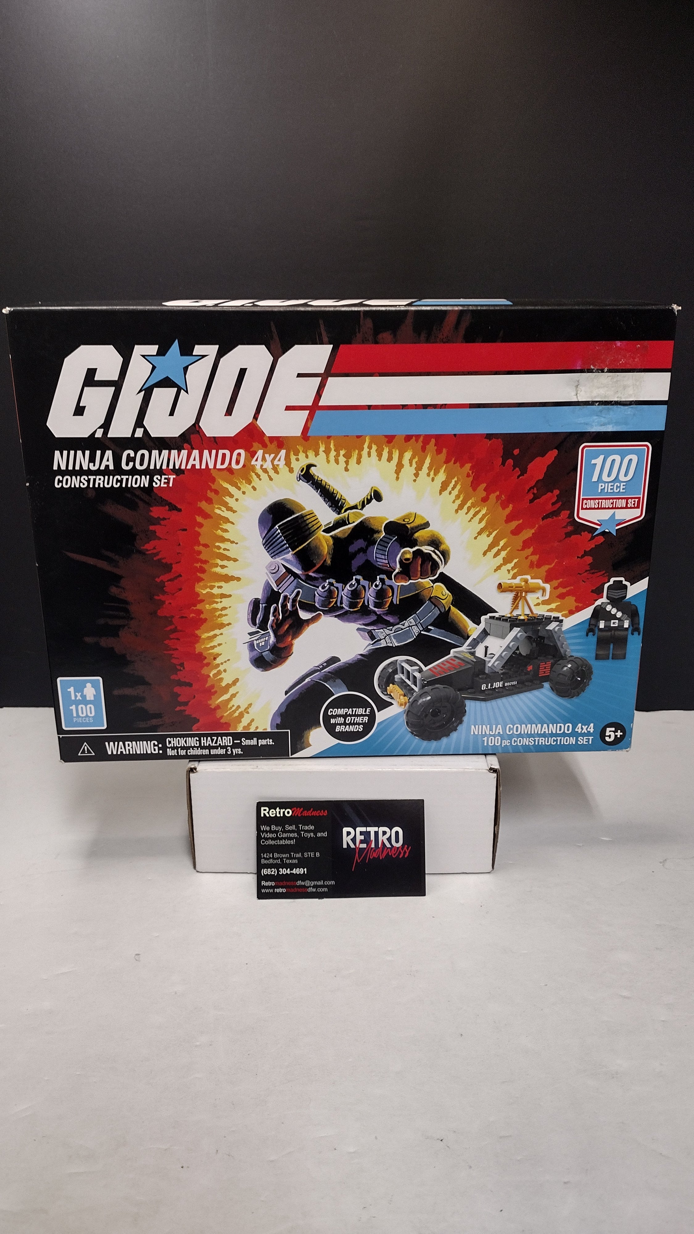 G.I. Joe Ninja Commando 4x4 Construction Set (Model GJ3522-03) NIB (Sealed / Front Sticker Damage)