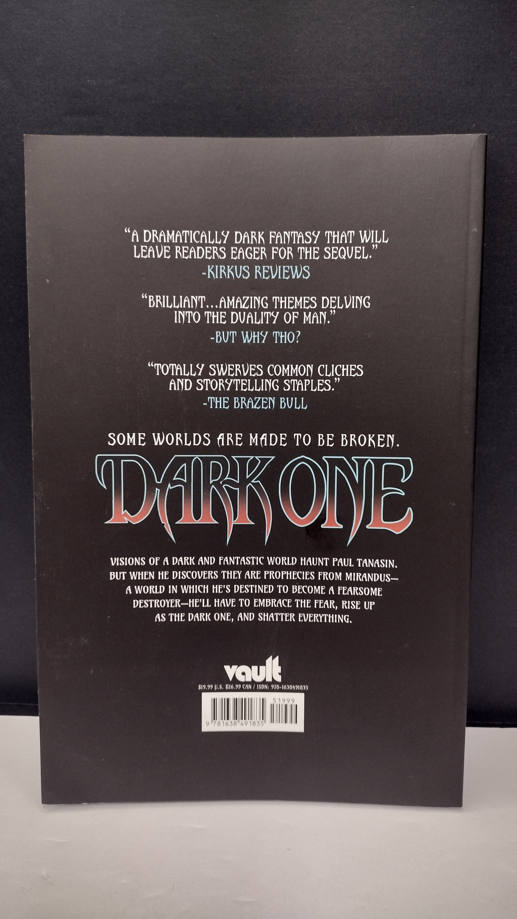 (MATURE) Dark One: Book 1 by Brandon Sanderson– New Paperback