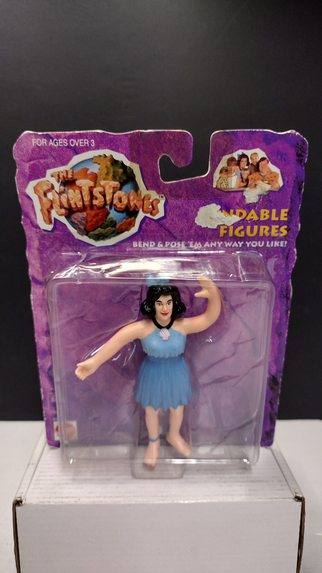 Mattel The Flintstones Movie Betty Rubble Bendable Figure (1993 Release - Brand New & Factory Sealed)