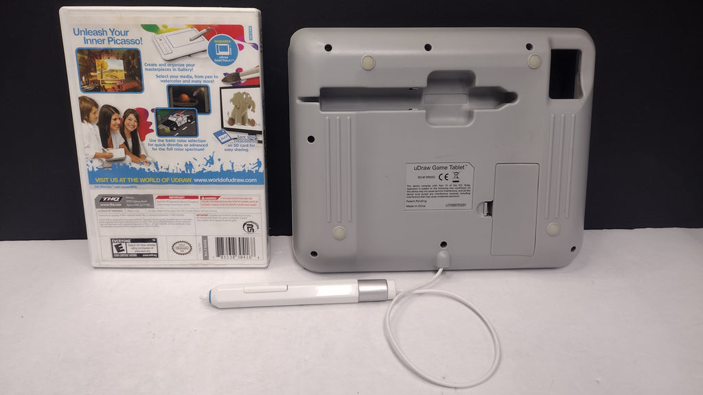 Nintendo Wii uDraw Game Tablet with uDraw Studio Game Disc- Tested and Works