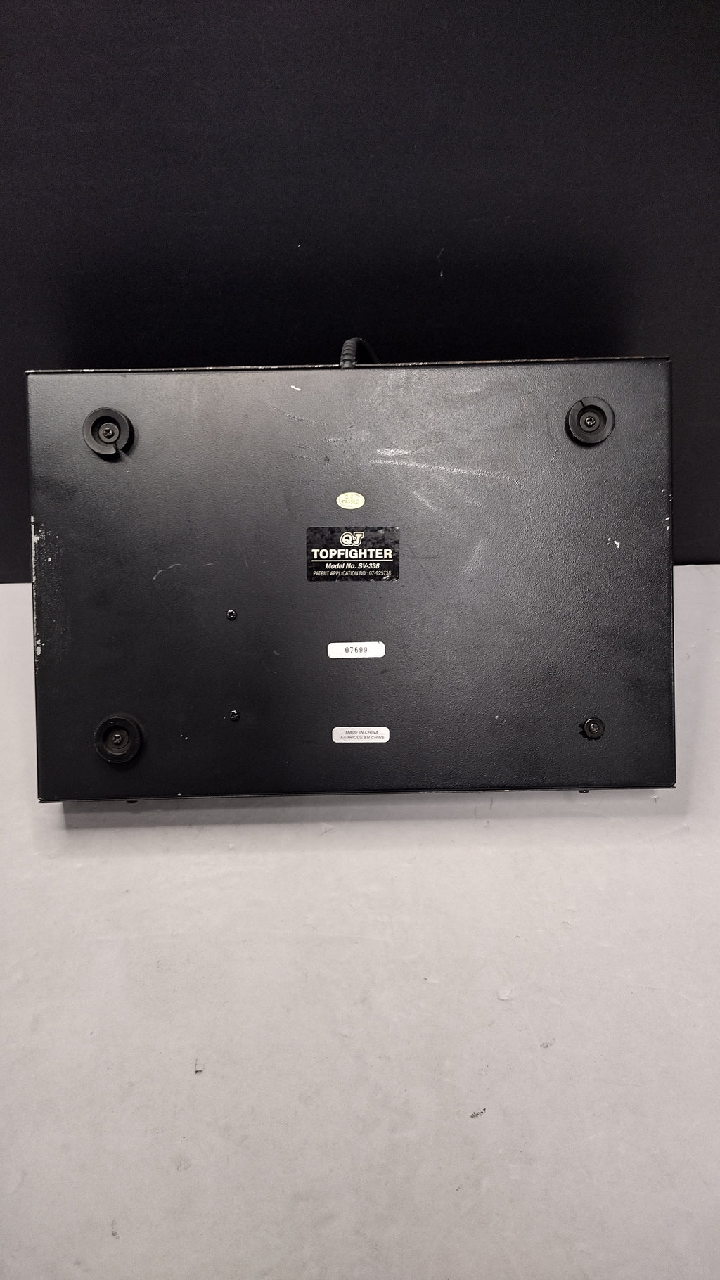 QJ Top Fighter SV-339 Arcade Stick Controller for SNES OEM Tested - Missing Rubber Foot