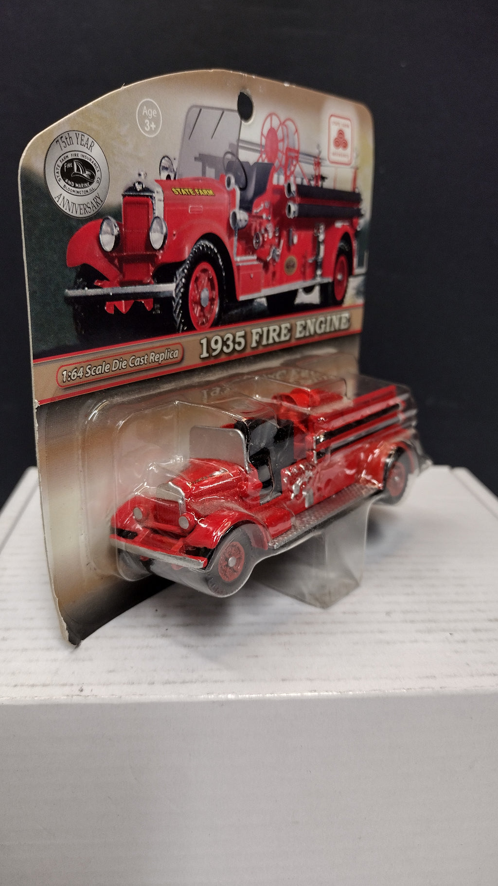 State Farm Insurance 75th Anniversary 1935 Fire Engine NV-00220 Die-Cast Vehicle NIB
