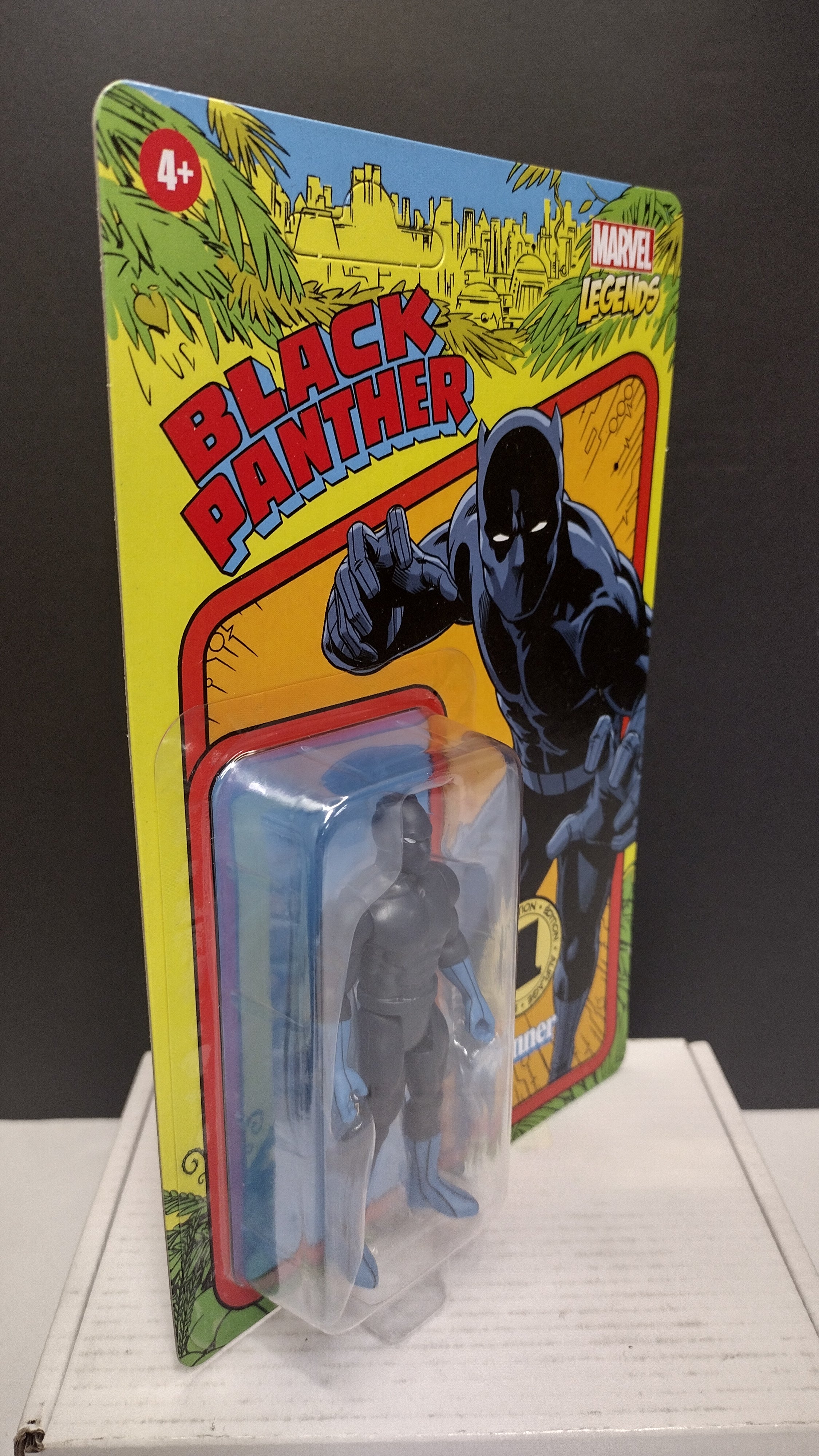 Hasbro Marvel Legends Retro 3.75-Inch Black Panther & Captain America 2-Pack NIB (Open Outer Box)