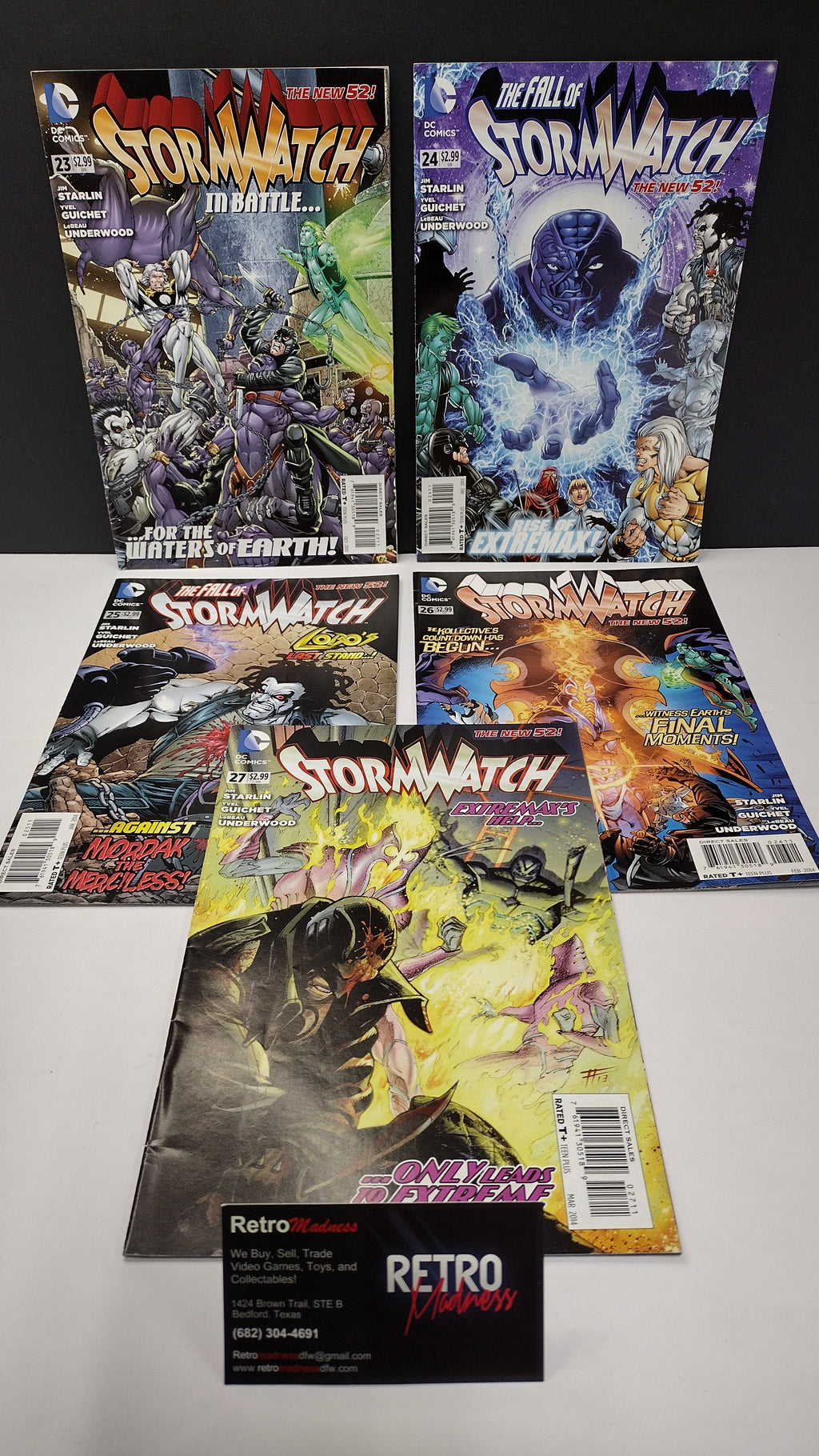 DC Comics Modern Era Lot – 5 Book Set - Lot W2 (Brand New / Unread)