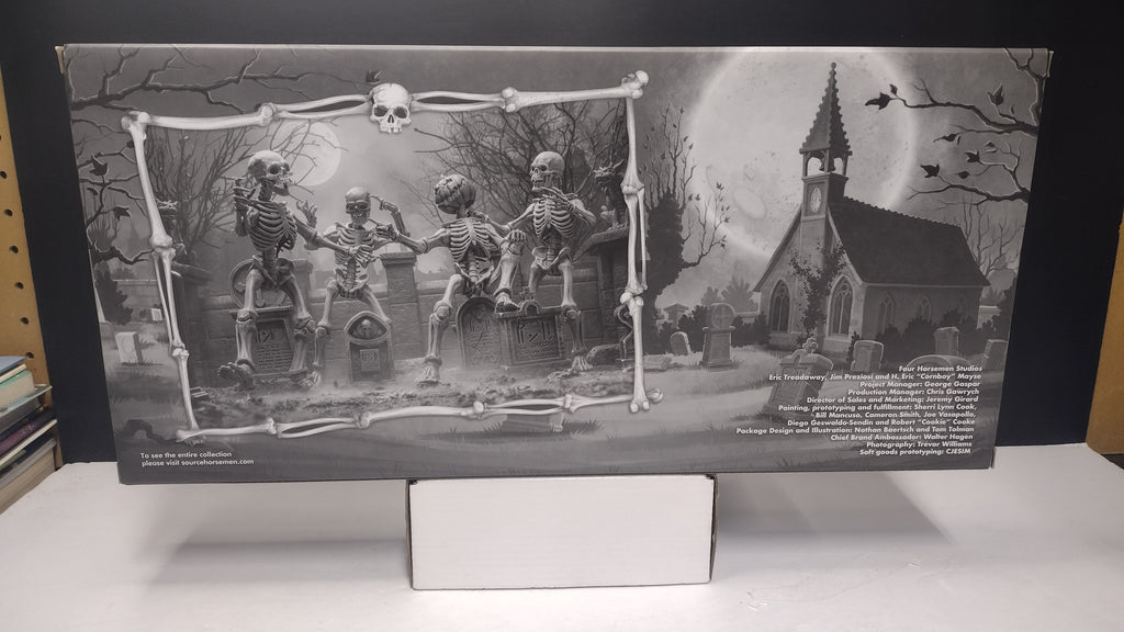 Four Horsemen Mythic Legions Graveyard Skeletons 4-Pack Action Figures (Factory Sealed in Box)