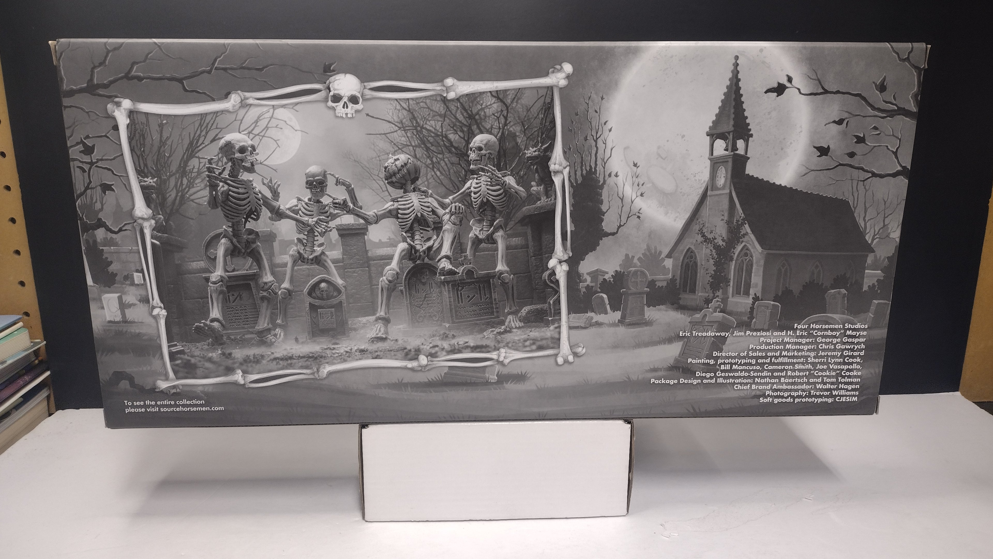 Four Horsemen Mythic Legions Graveyard Skeletons 4-Pack Action Figures (Factory Sealed in Box)