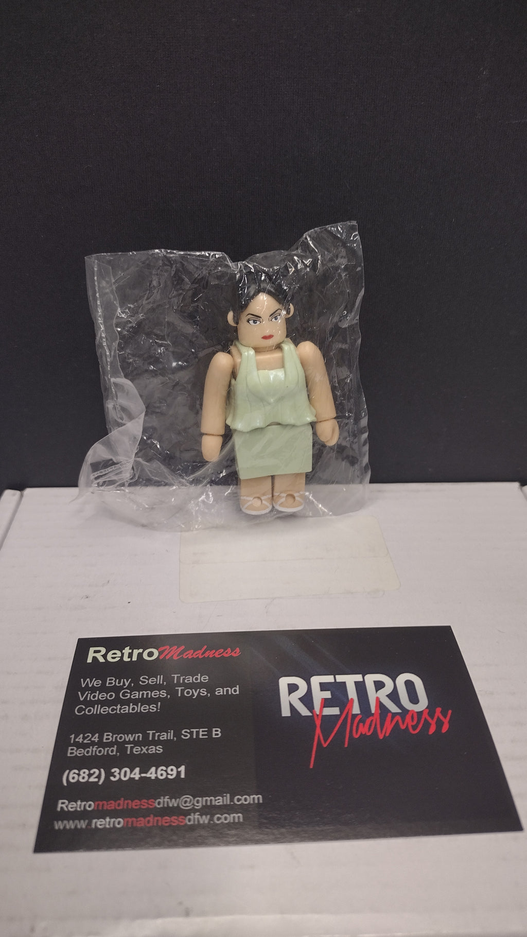 Authentic Medicom Toy: The Matrix Reloaded Kubrick – Persephone 100% Micro Figure • Loose But Factory Sealed In Inner Baggie (2003)
