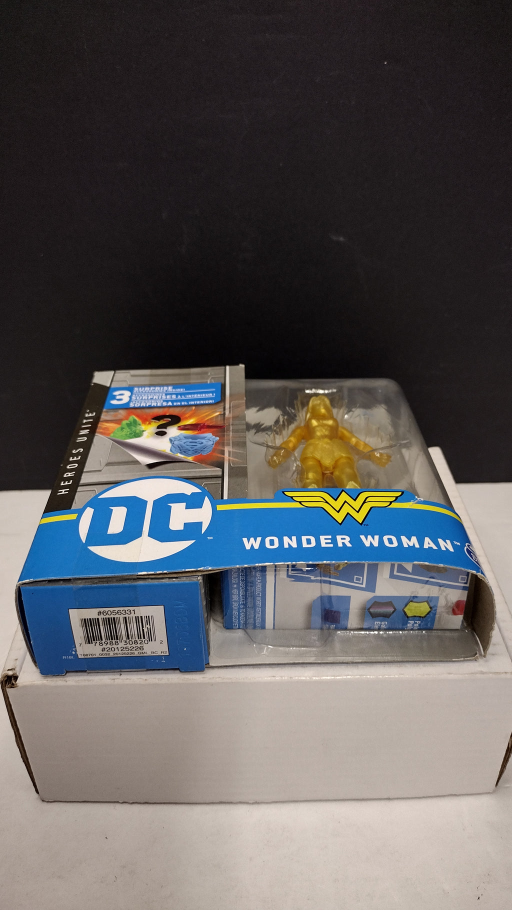DC Comics Heroes Unite Super Rare Gold Wonder Woman 4-Inch Action Figure (Spin Master - Sealed Chase Variant)