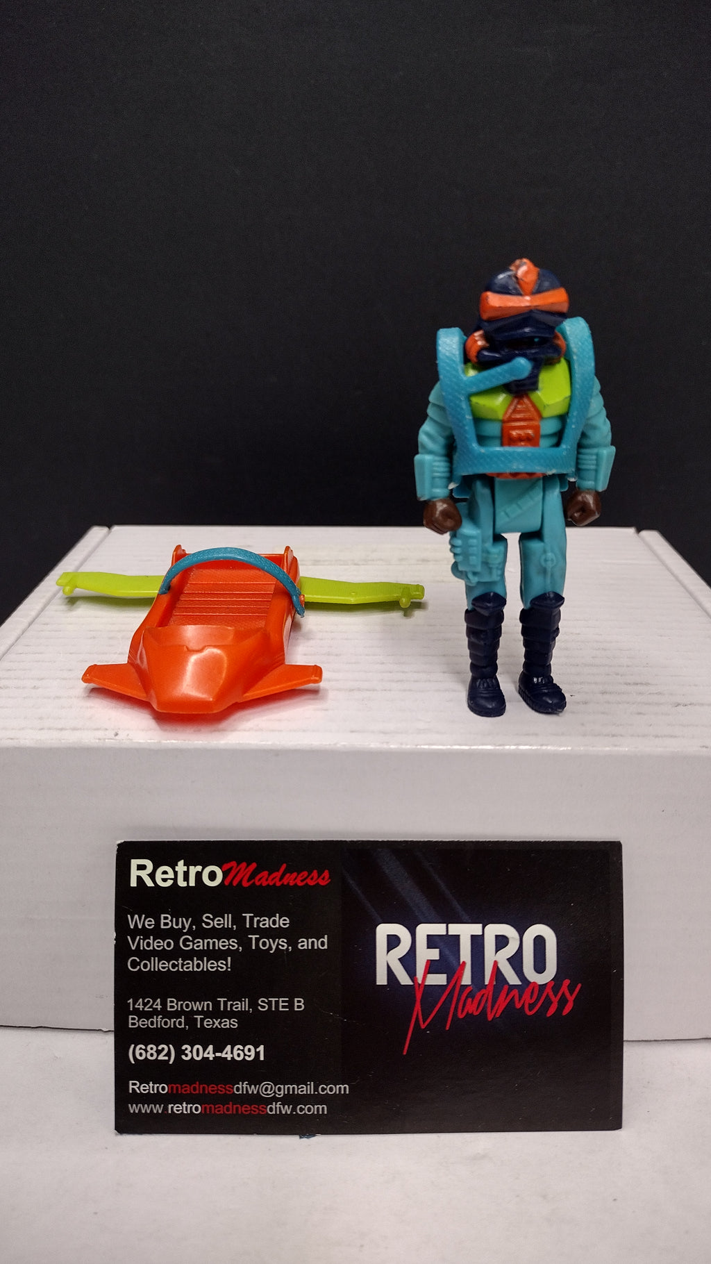 Vintage Kenner M.A.S.K. 1987 Sea Attack Hondo MacLean Figure Set - Euro Exclusive