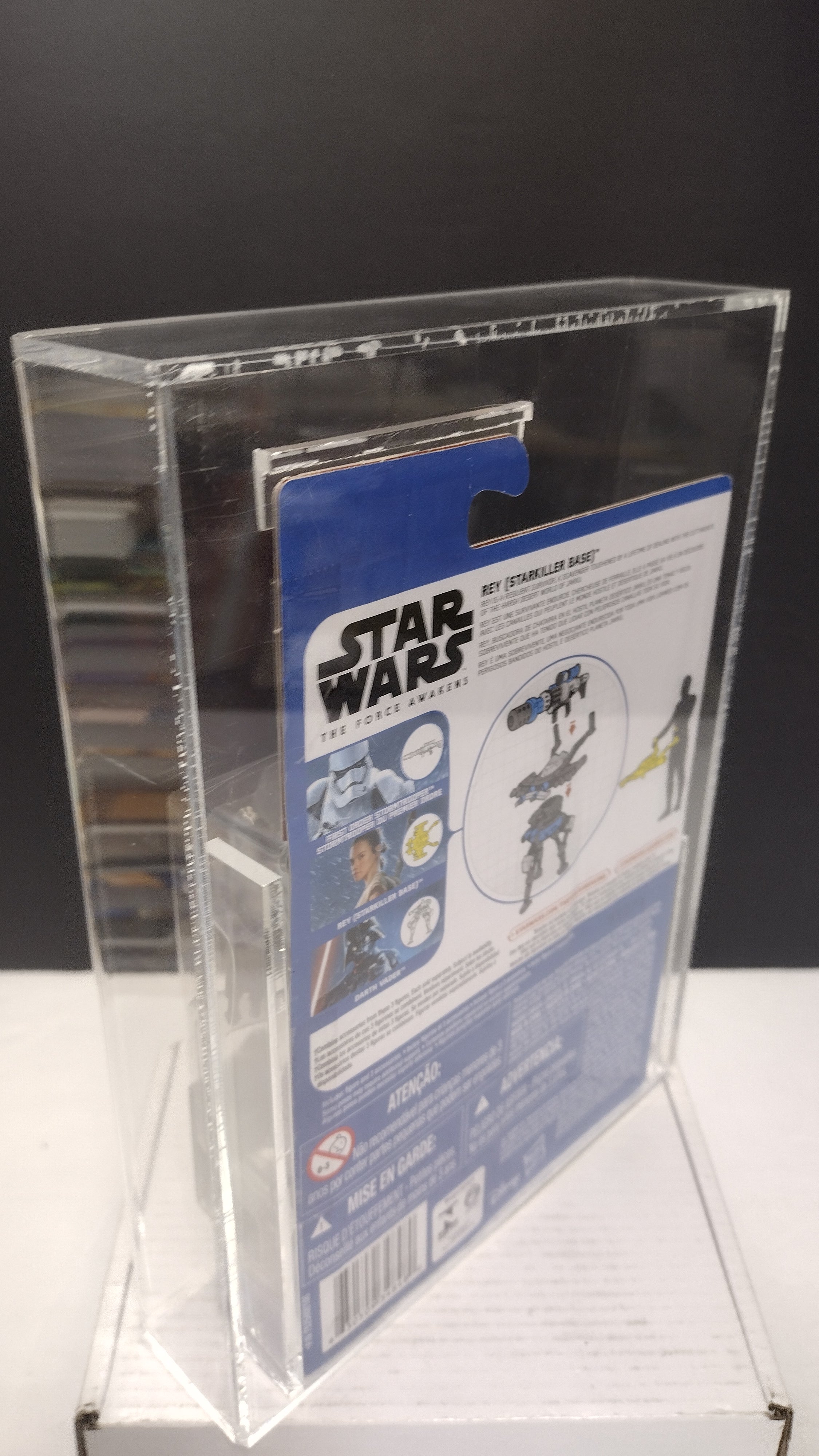 Star Wars: The Force Awakens Rey (Starkiller Base) 3.75" Action Figure – AFA Graded 8.5 NM+ (MIB)