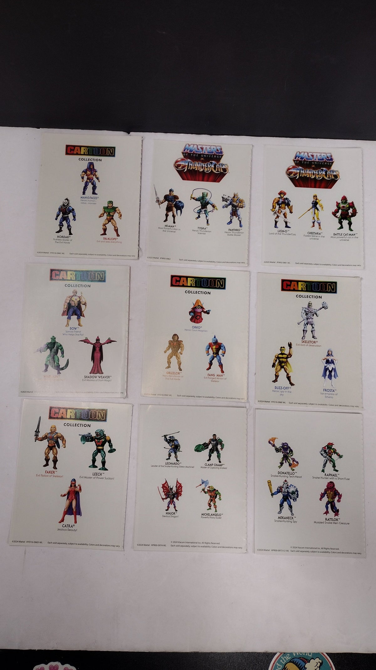 Masters of the Universe Modern Mini Comics Lot 9 TMNT Thundercats Transformers
