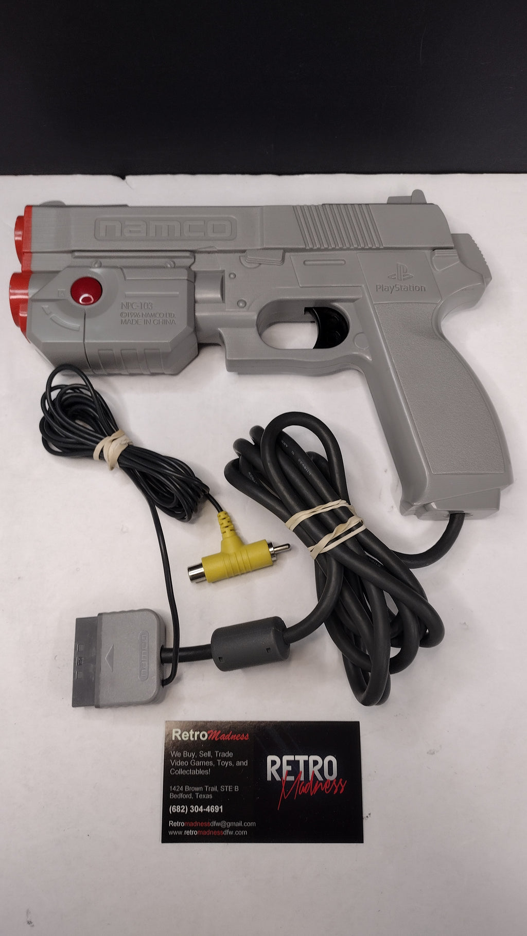 Namco GunCon Light Gun Controller NPC-103 Sony PlayStation PS1 - Tested