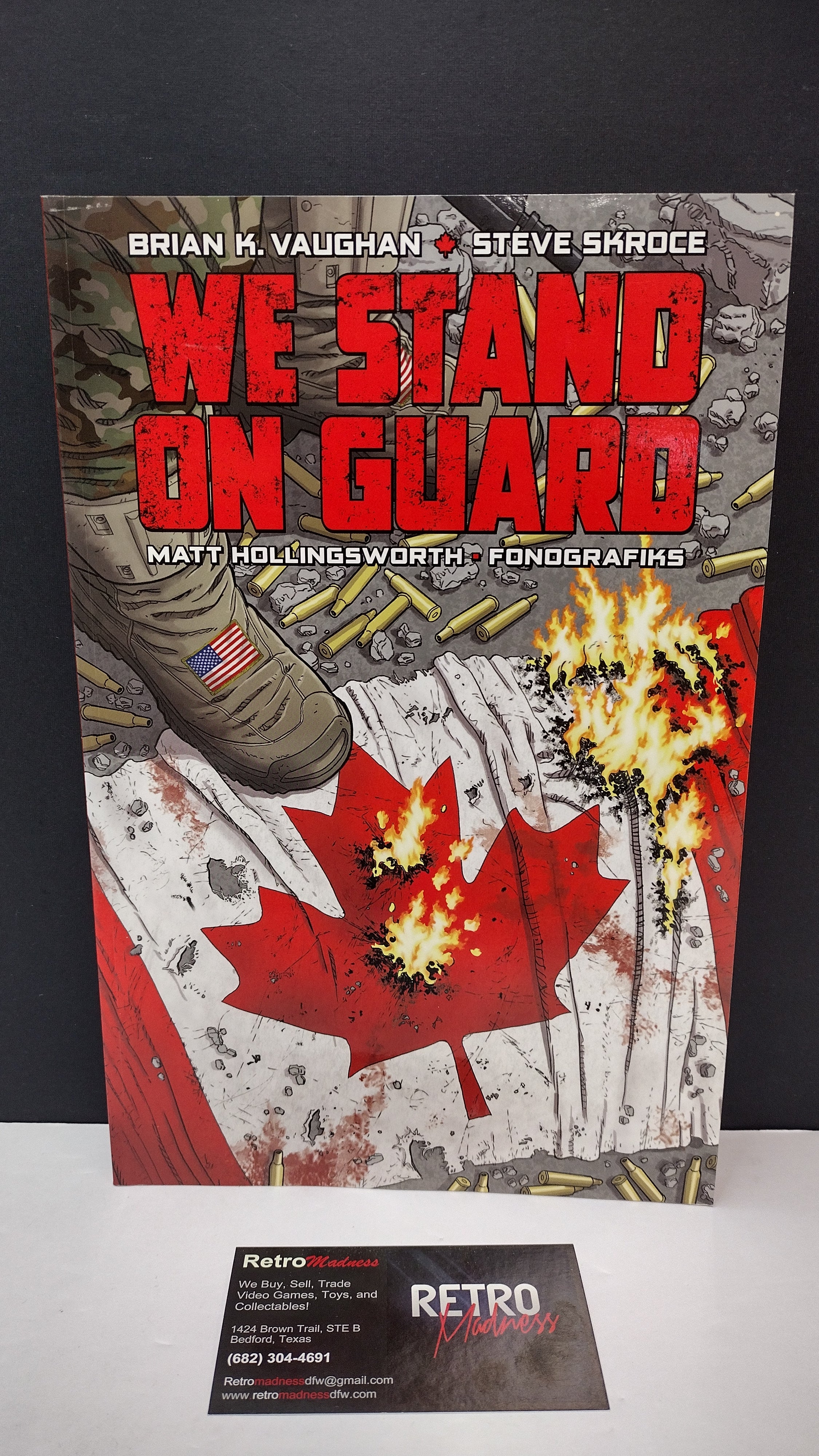 (MATURE) We Stand on Guard by Brian K. Vaughan - New Paperback