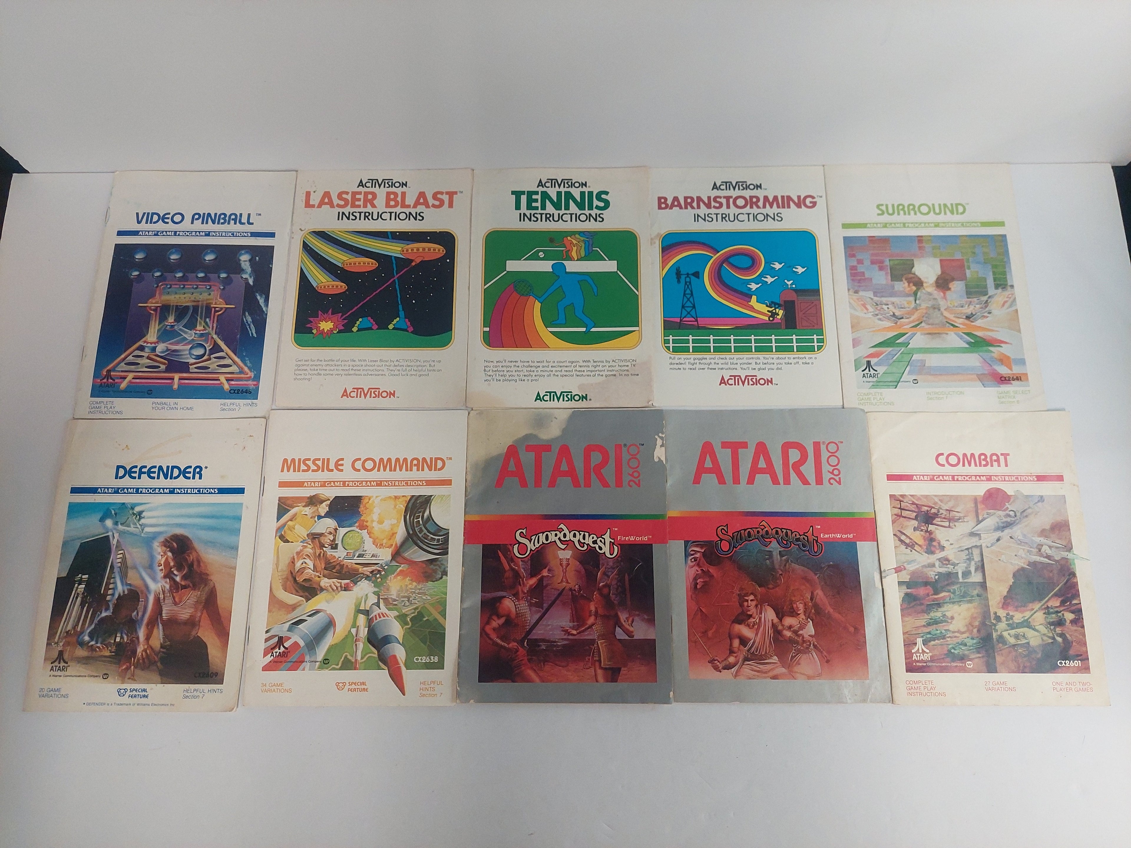 Atari 2600 Manual Instruction Booklet Lot B