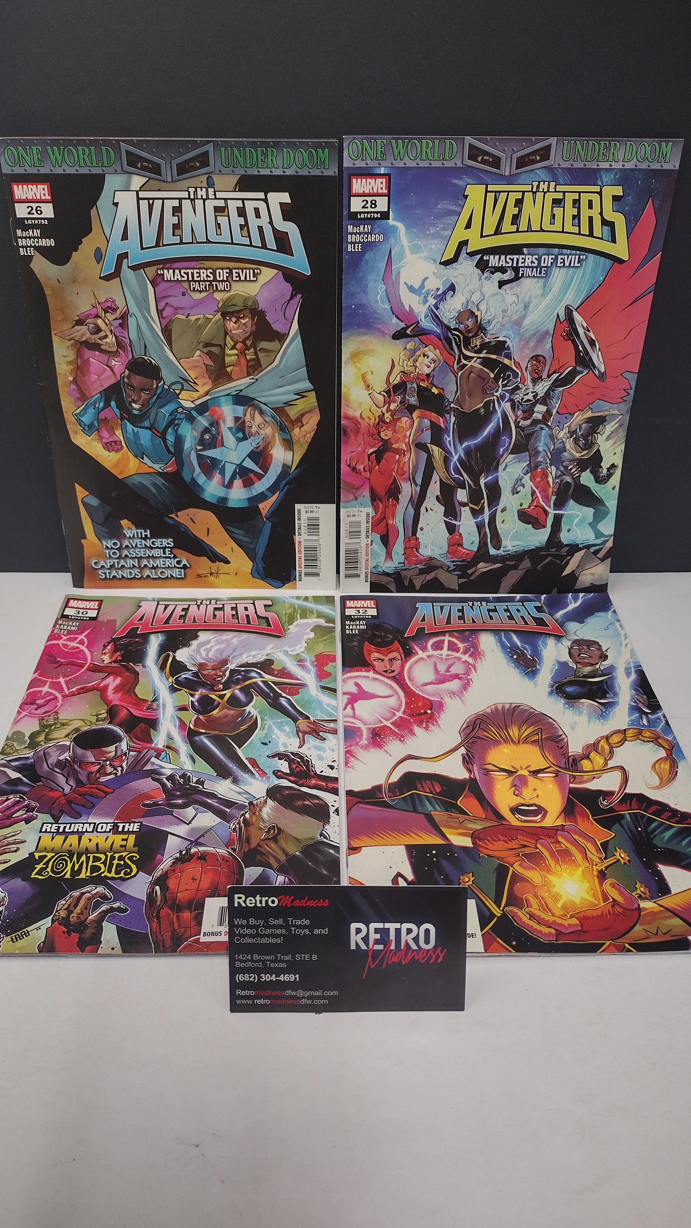 Marvel Comics Modern Era Lot – 4 Book Set - Lot T (Brand New / Unread)