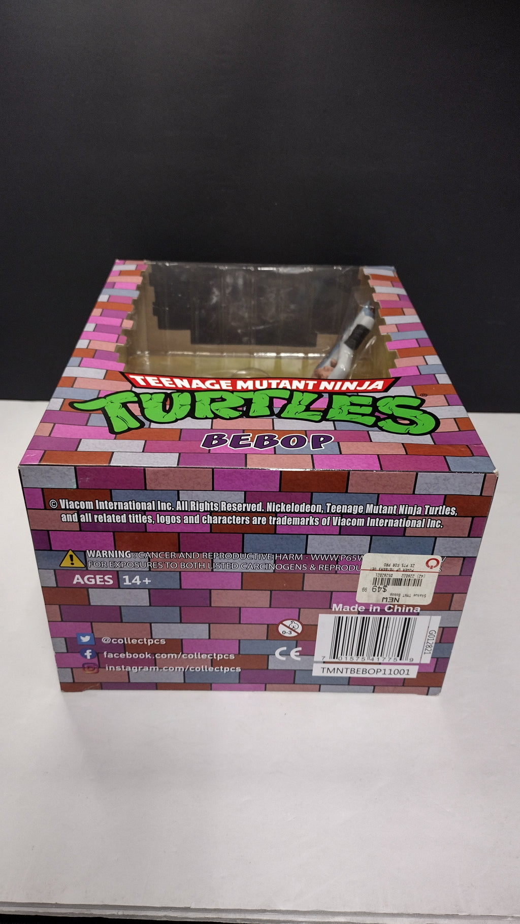 TMNT Bebop 1:8 Scale PVC Statue — PCS Collectibles (New/Sealed Box with Minor Top Wear)