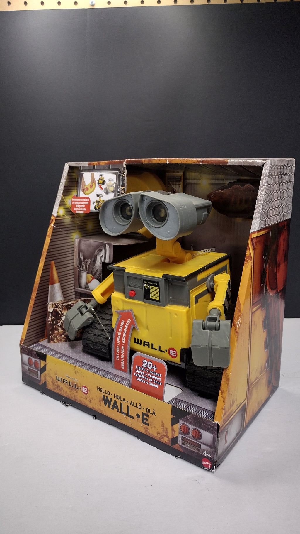 Hello Wall-E Disney Remote Control Robot With Box (Tested and Working)