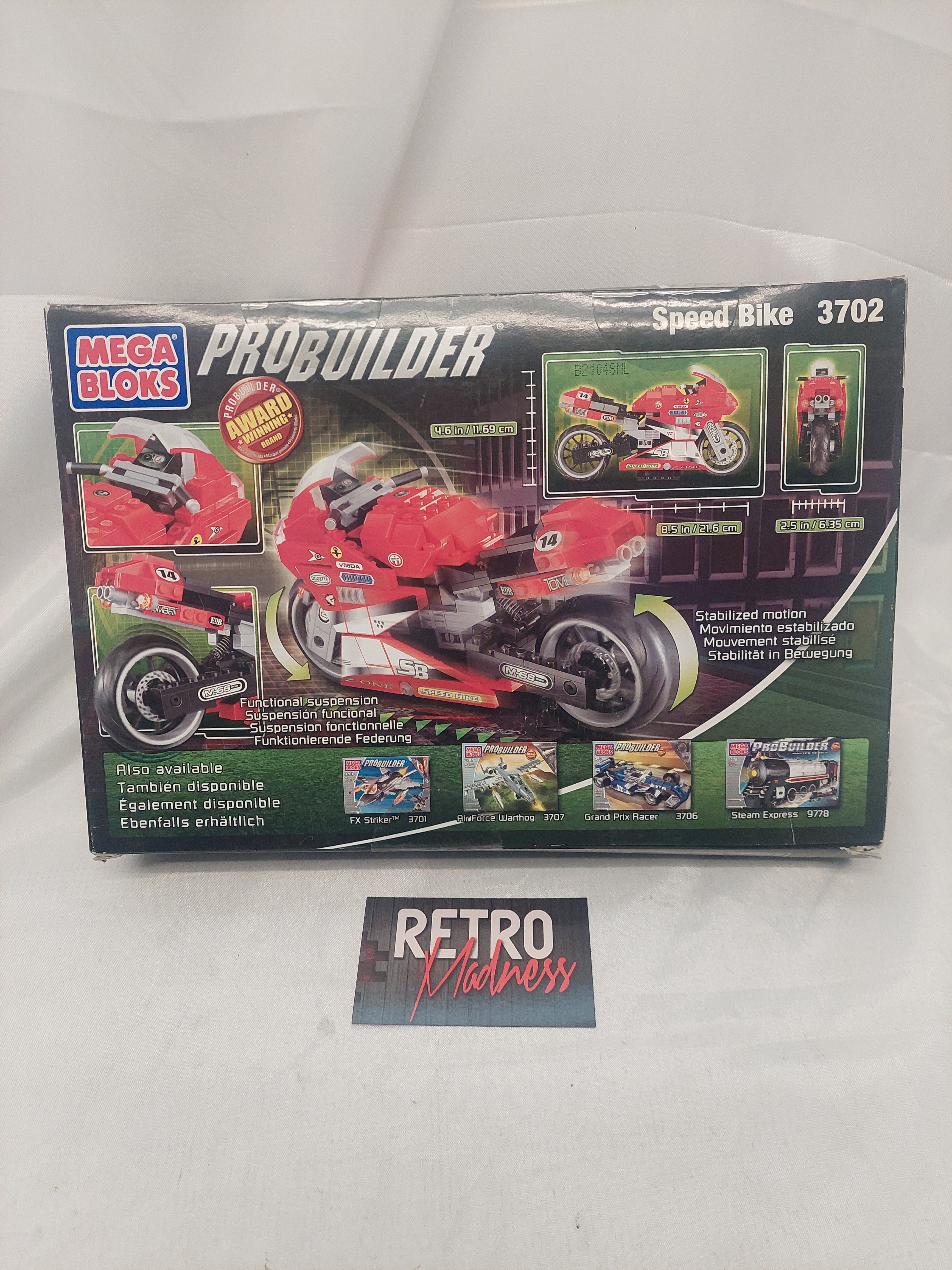 Mega Bloks Pro Builder Speed Bike 3702