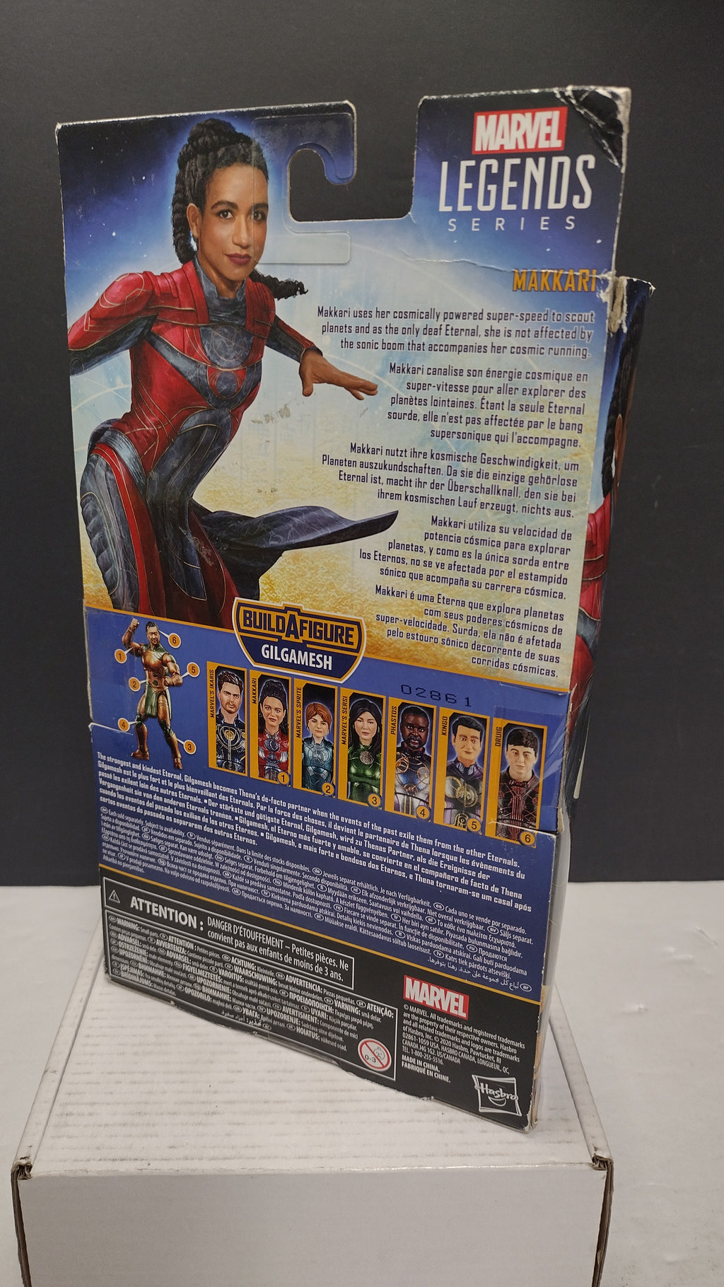 Marvel Legends Series MCU Makkari 6-Inch Action Figure (Hasbro Eternals Gilgamesh BAF Wave - Brand New Sealed)