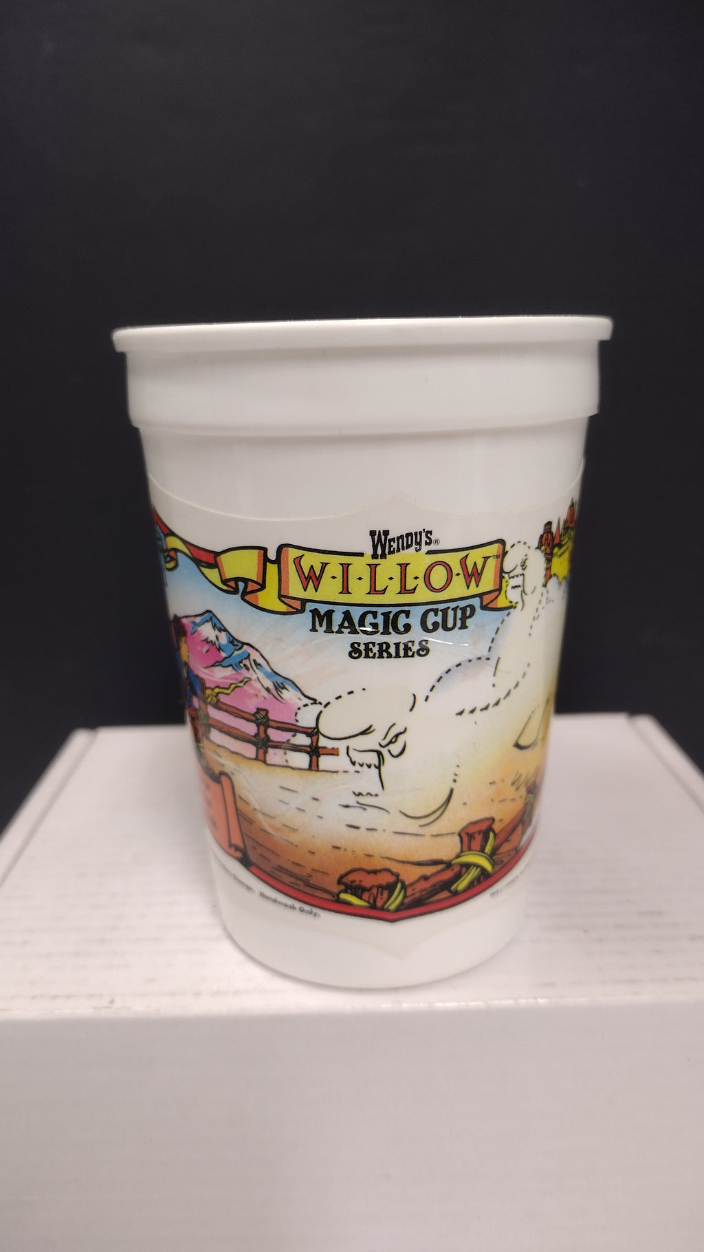Vintage 1988 Willow Movie Wendy's Magic Cup 3-Cup Collector's Lot