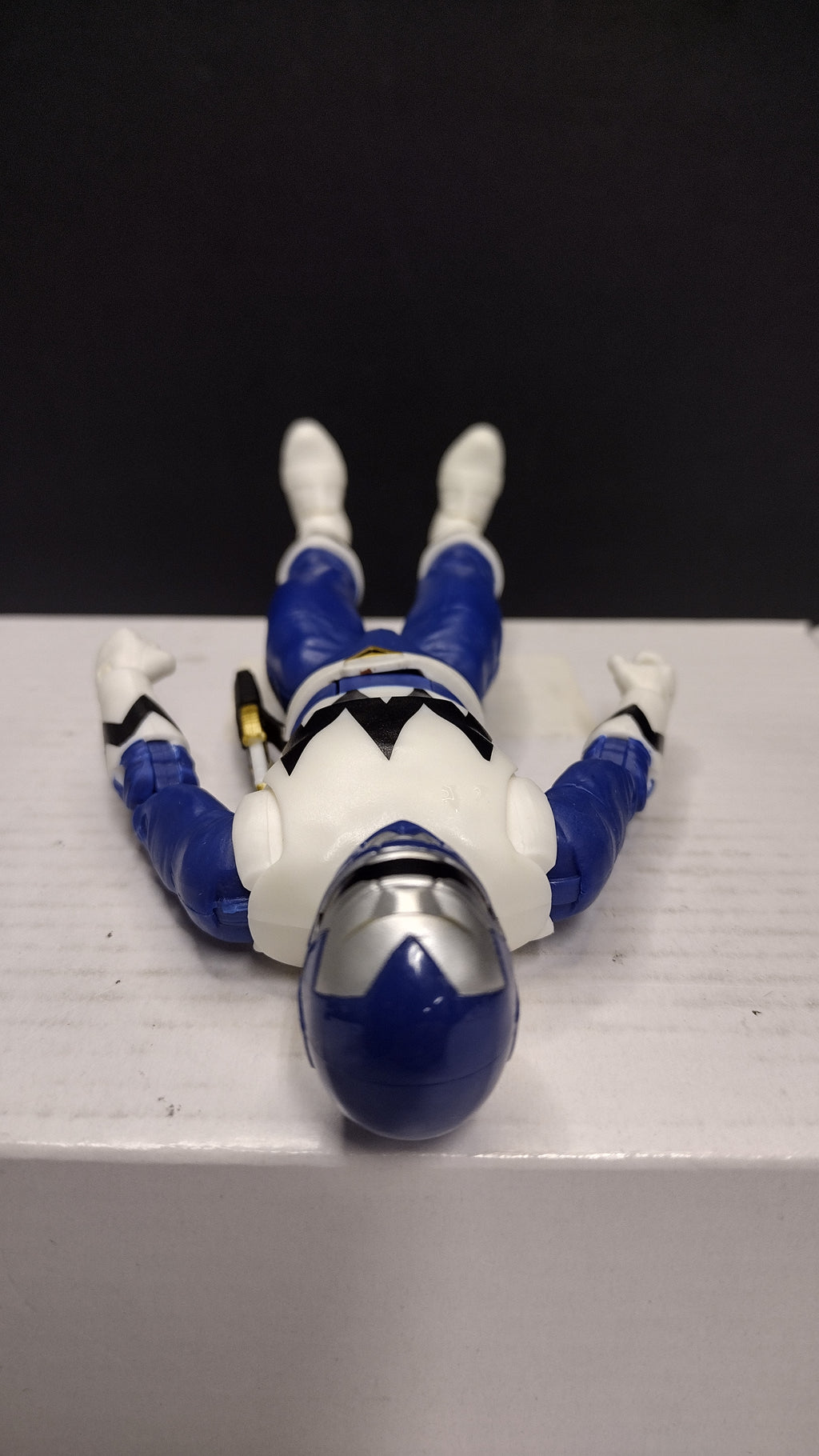 Power Rangers Lightning Collection: Lost Galaxy Blue Ranger 6-Inch Action Figure • Loose & Incomplete (Hasbro)