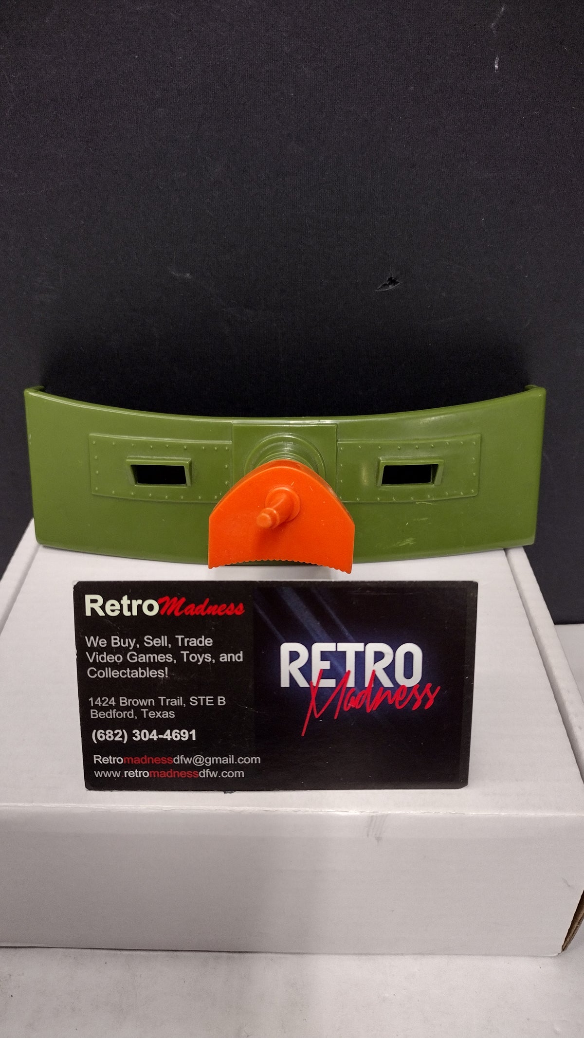 Vintage TMNT 1988 Turtle Party Wagon Windshield Visor and Radar Accessory Lot OEM