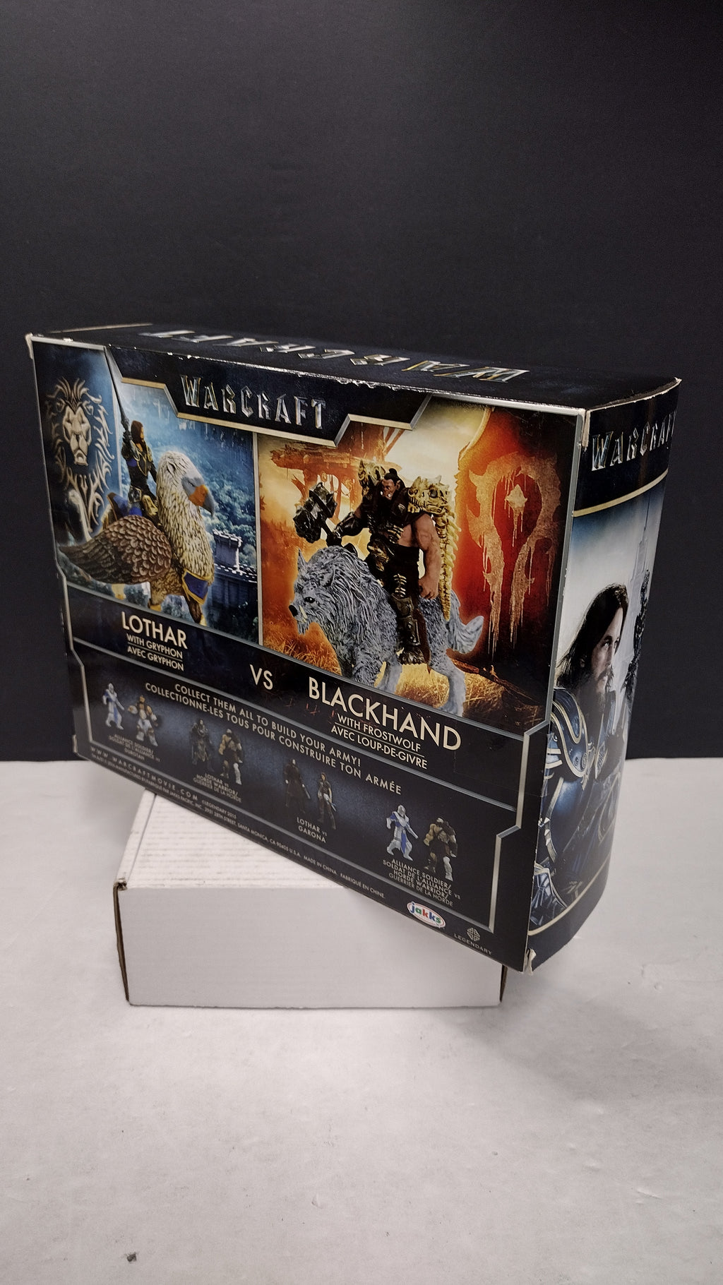 World of Warcraft Lothar w/ Gryphon vs. Blackhand w/ Frostwolf Deluxe Mini Figure Set (JAKKS Pacific - Brand New Sealed / Box Wear)