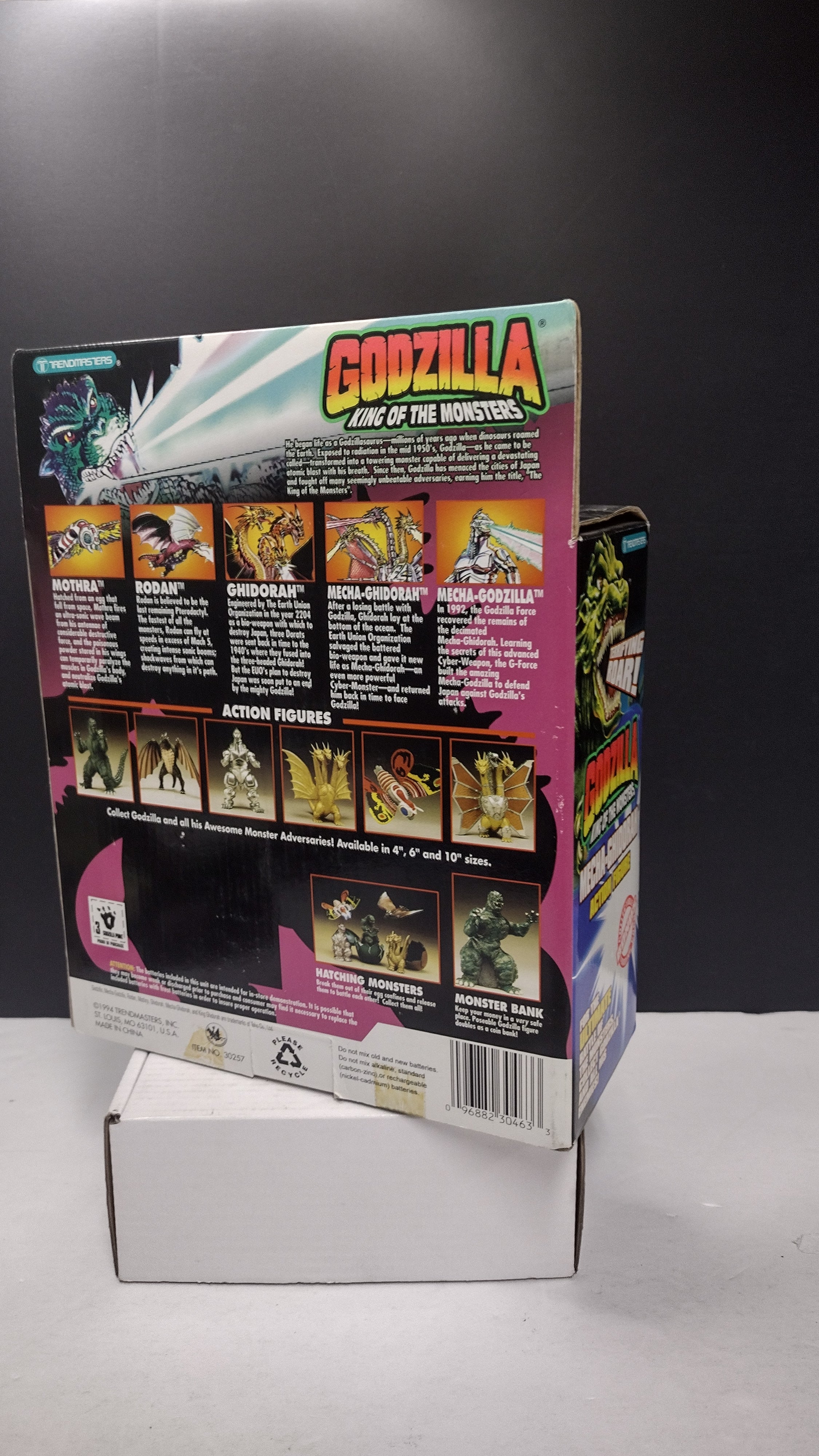 Vintage 1994 Trendmasters: Godzilla King of the Monsters – Mecha-Ghidorah Electronic Action Figure • Brand New / Factory Sealed in Original Box