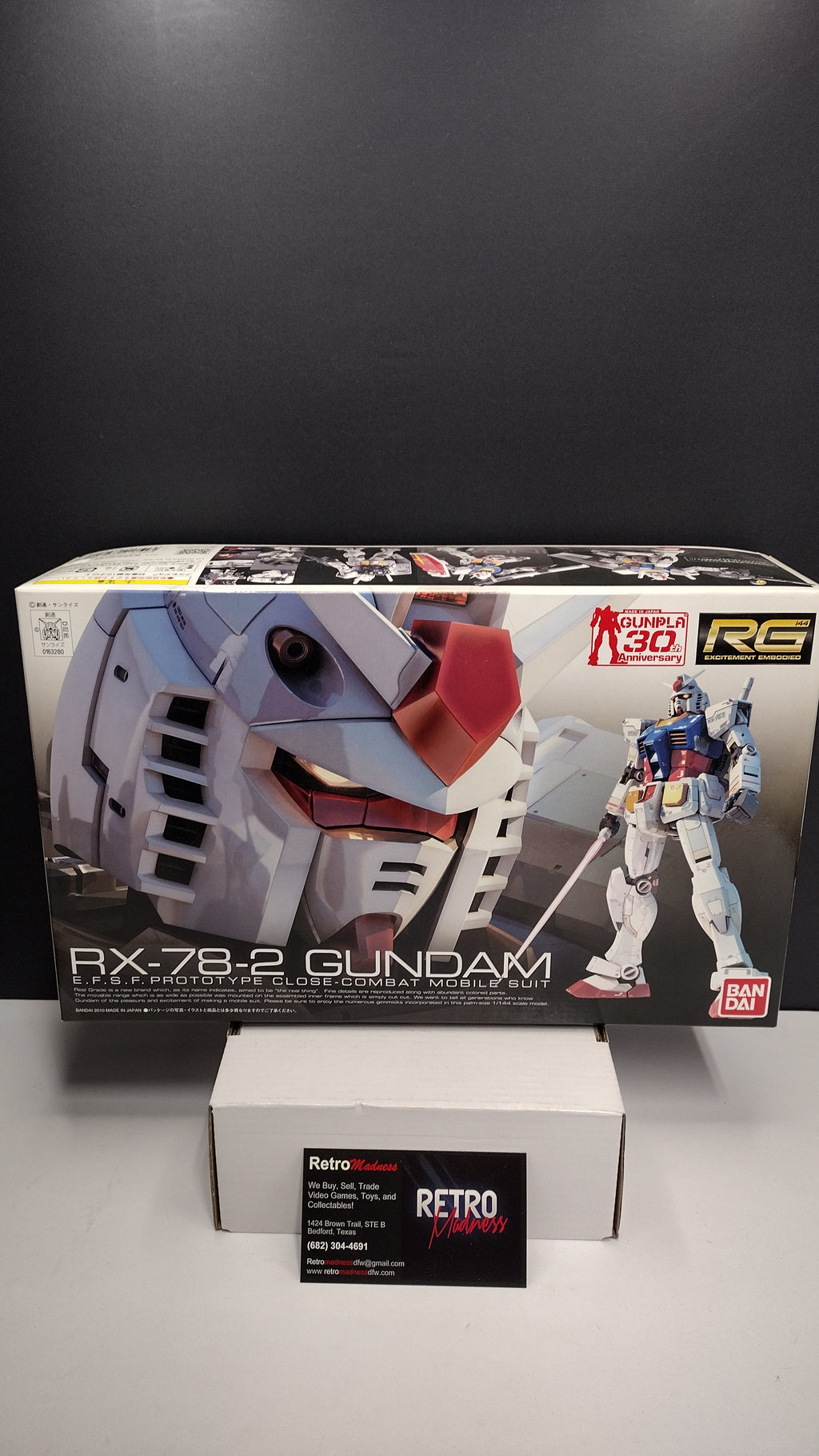 Bandai Spirits Gundam RG 1/144 RX-78-2 – Real Grade Model Kit (Open Box / Sealed Contents)