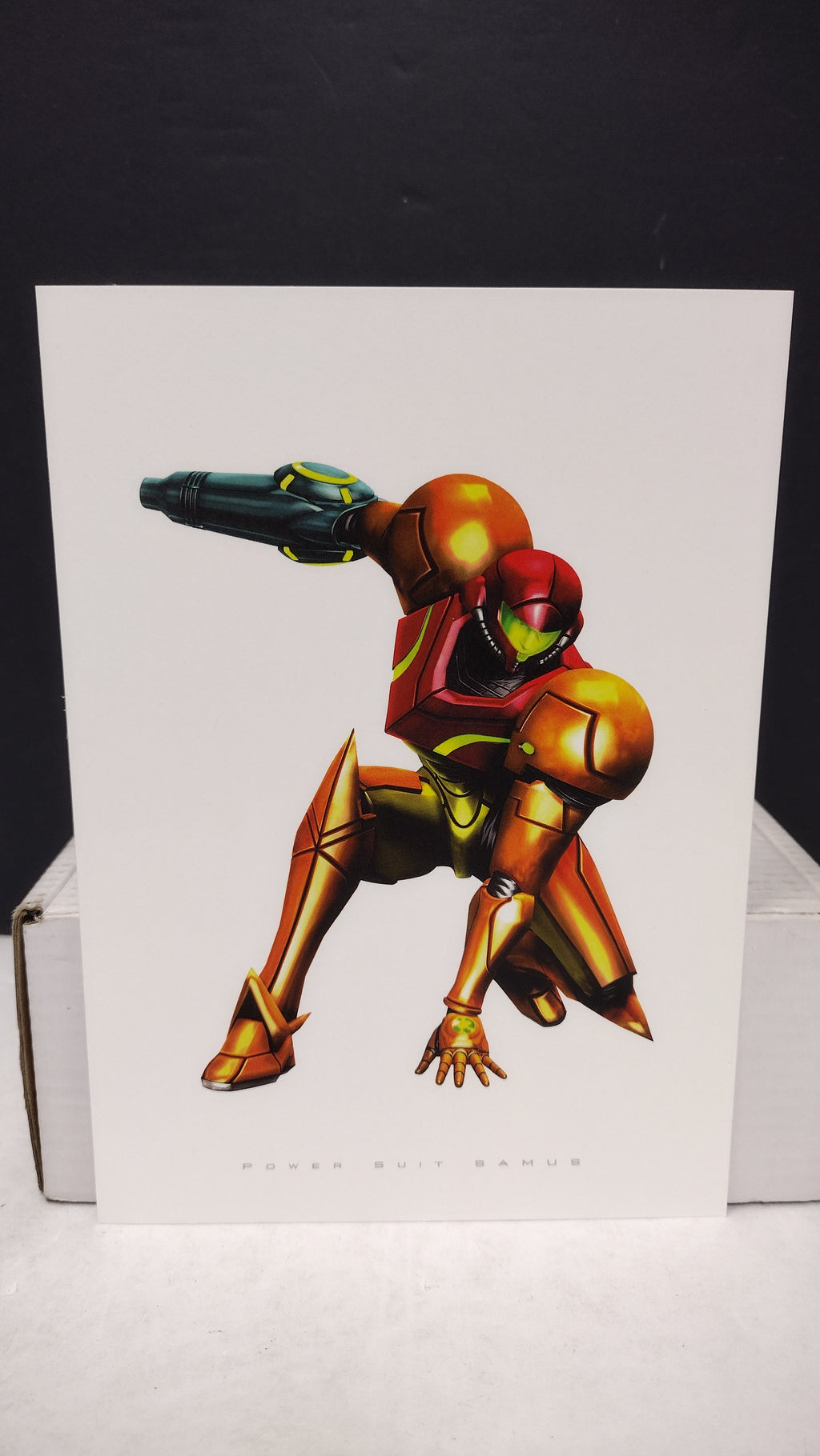 Vintage Metroid Other M Art Folio Art Book with Black Case & 16 Cards Nintendo