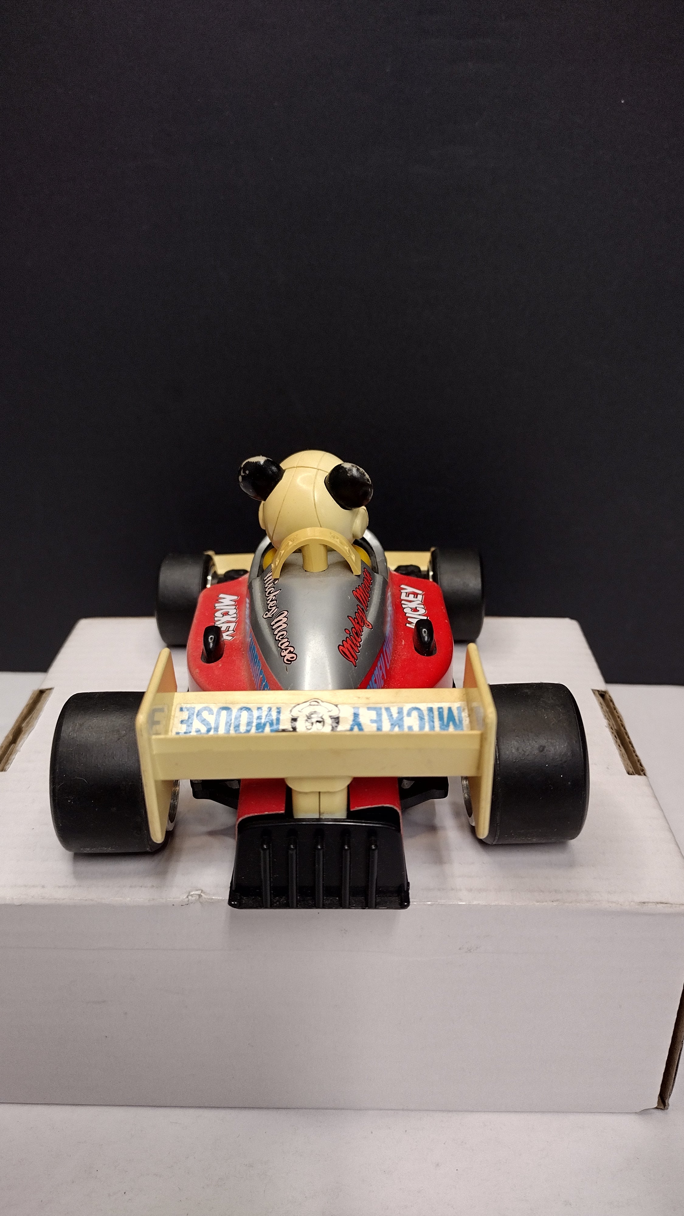 Vintage 1988 Masudaya Mickey Mouse "M-1 Champ" 1928 Race Car (Made in Japan)