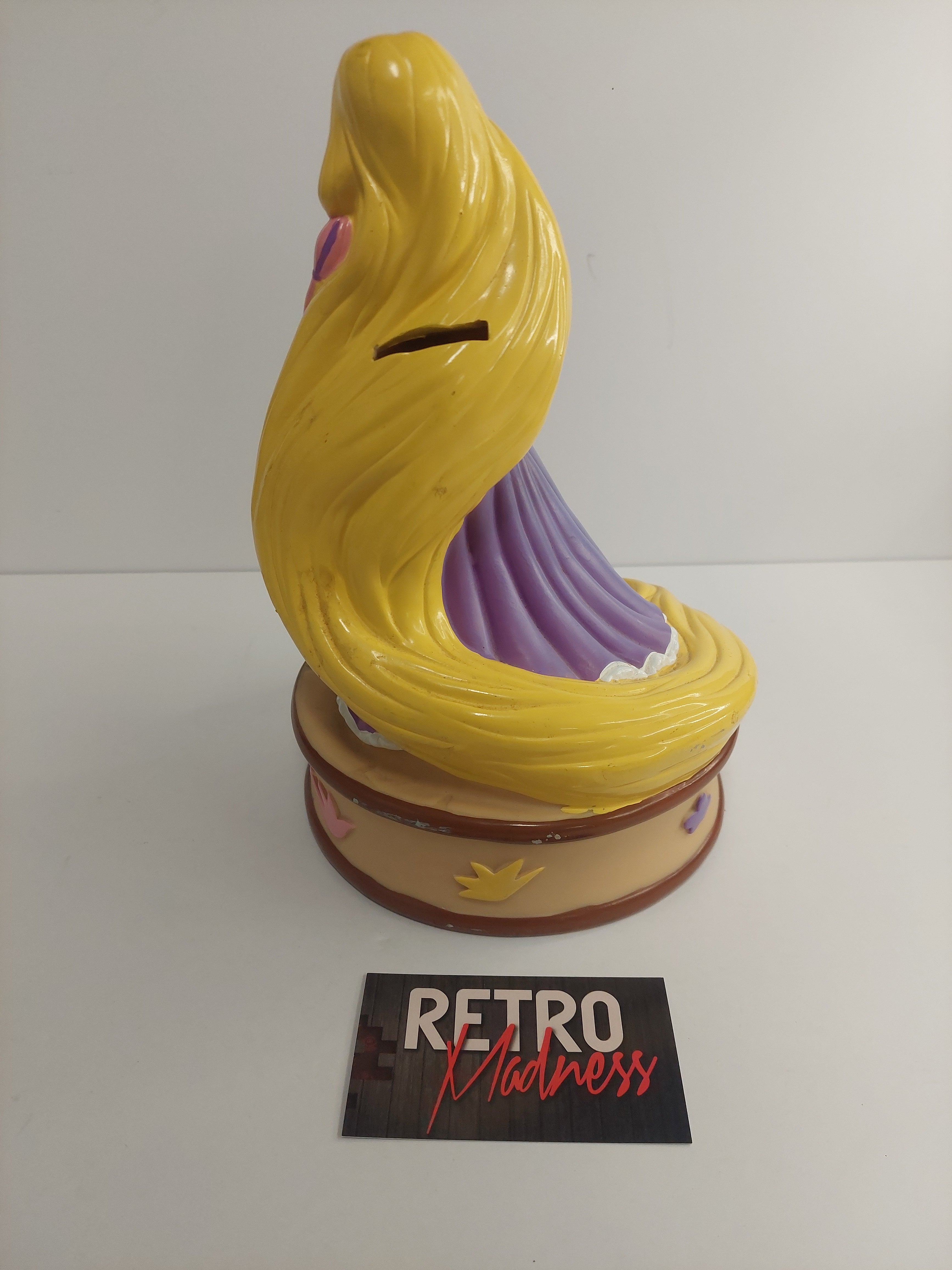 Disney Peachtree Playthings Tangled Rapunzel Princess 10" Coin Bank
