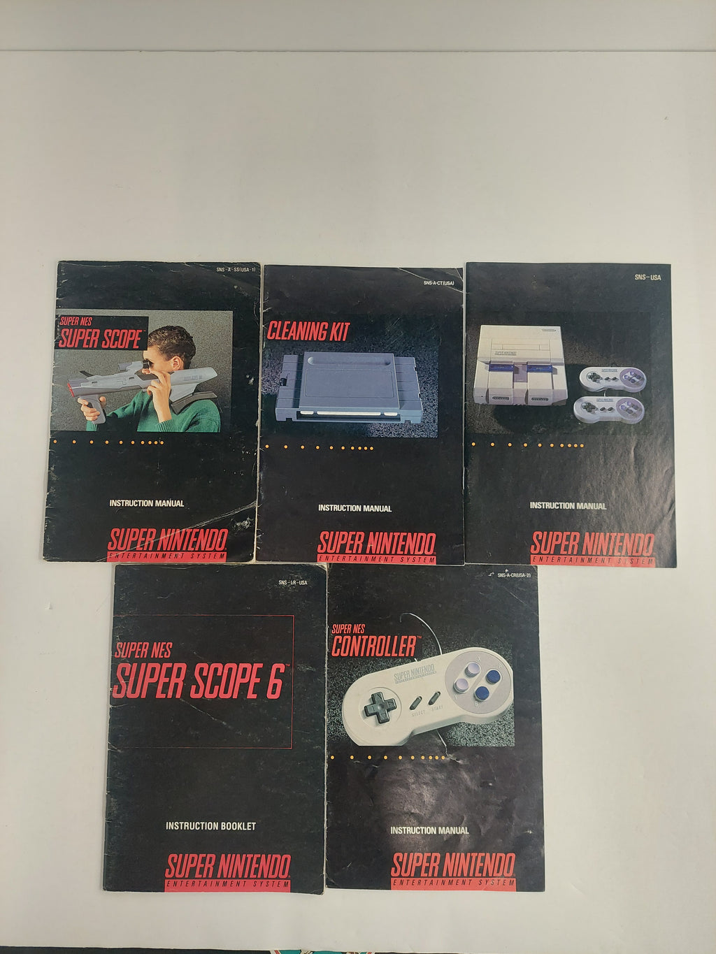Super Nintendo SNES Instruction Manual Lot