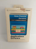 Texas Instruments Home Computer Applications Software Home Financial Decisions