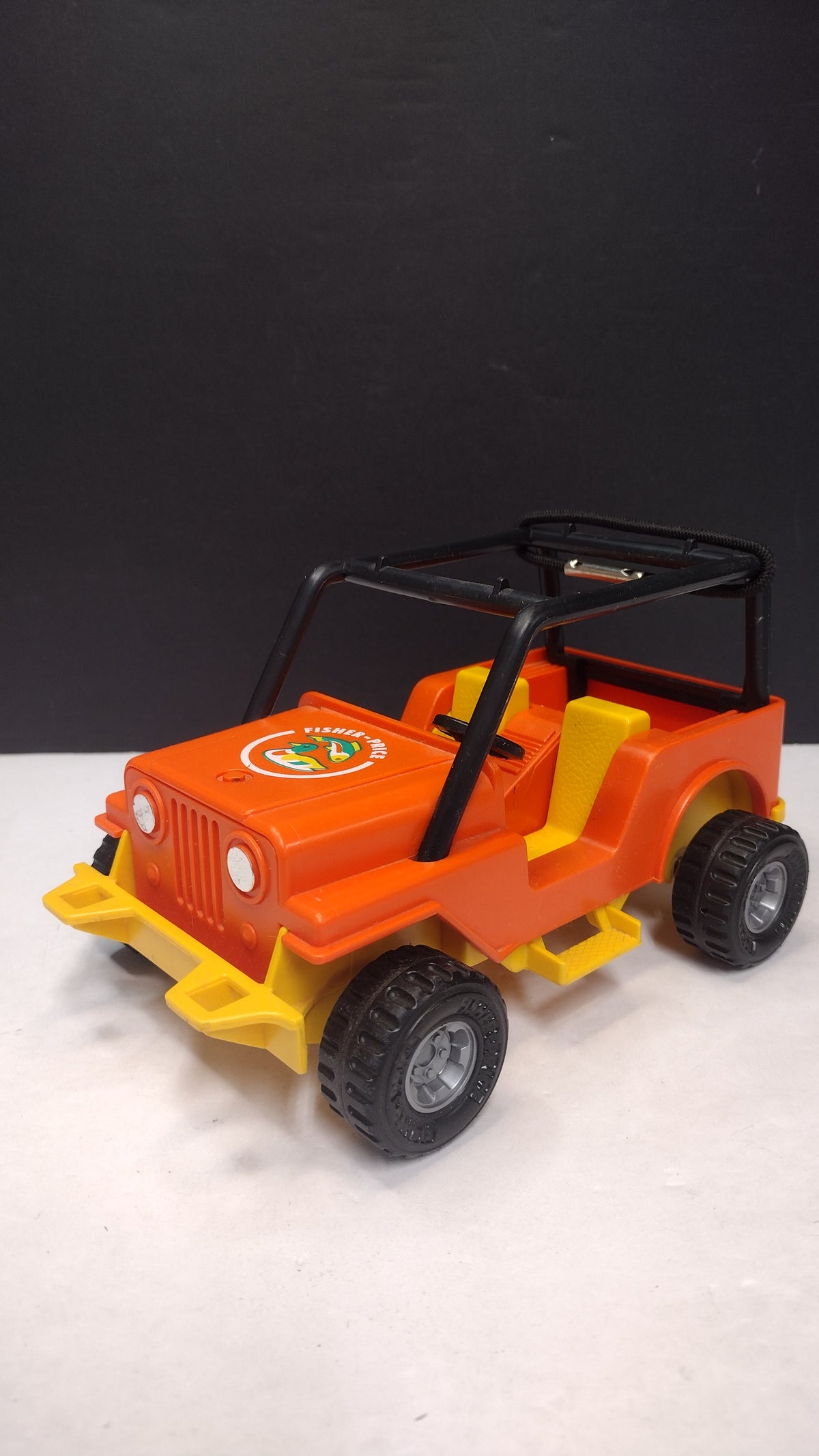 Fisher Price Adventure People Orange Northwoods Trailblazer Jeep 1977