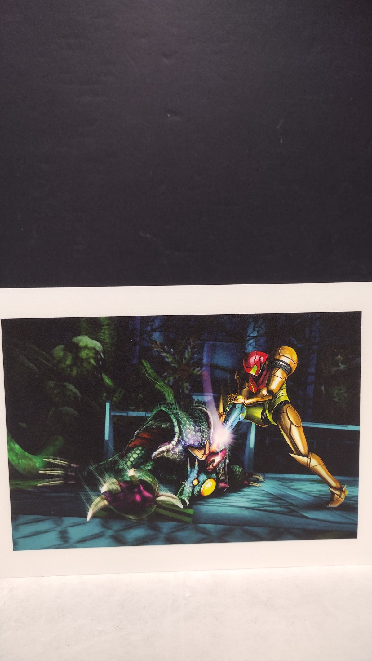 Vintage Metroid Other M Art Folio Art Book with Black Case & 16 Cards Nintendo