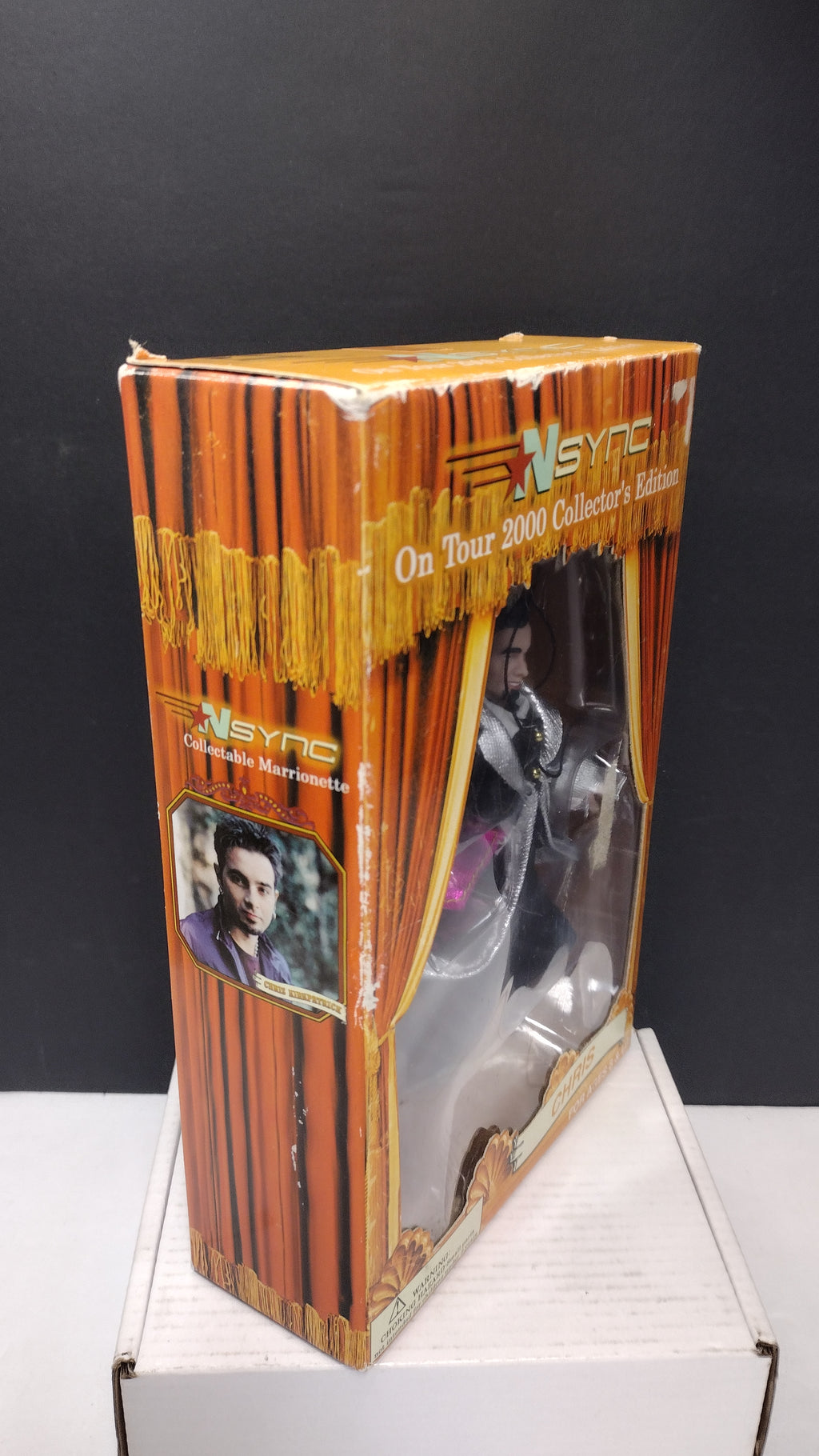 Vintage 2000 'N SYNC Chris Kirkpatrick "On Tour" Collector's Edition Marionette Doll (Open Box)