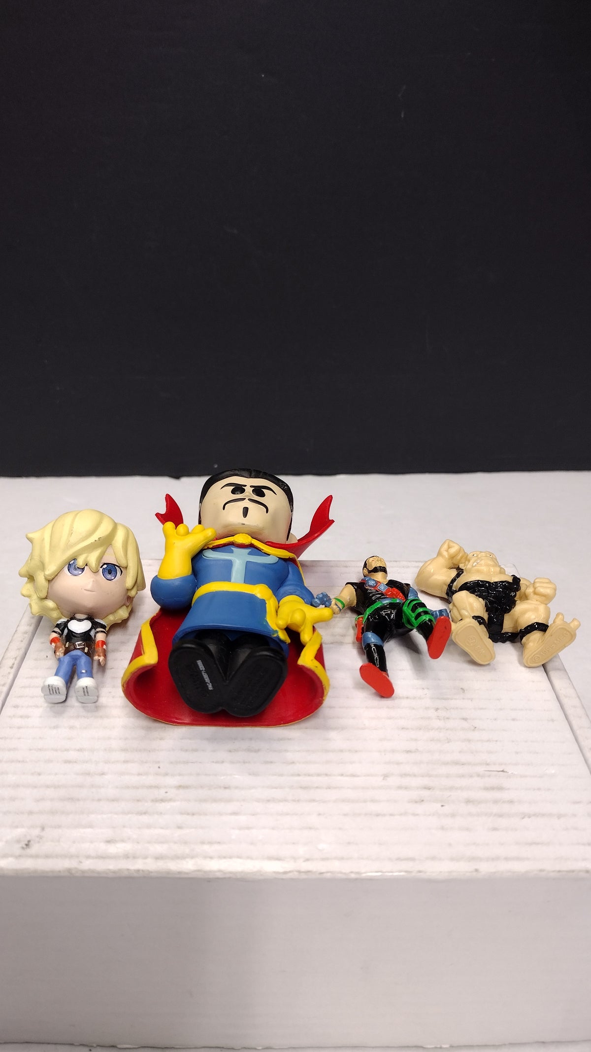 Lot of 4 Vintage Figures Funko Soda Dr Strange RWBY Monster Wrestlers