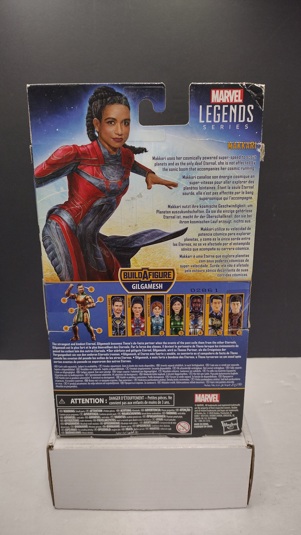 Marvel Legends Series MCU Makkari 6-Inch Action Figure (Hasbro Eternals Gilgamesh BAF Wave - Brand New Sealed)