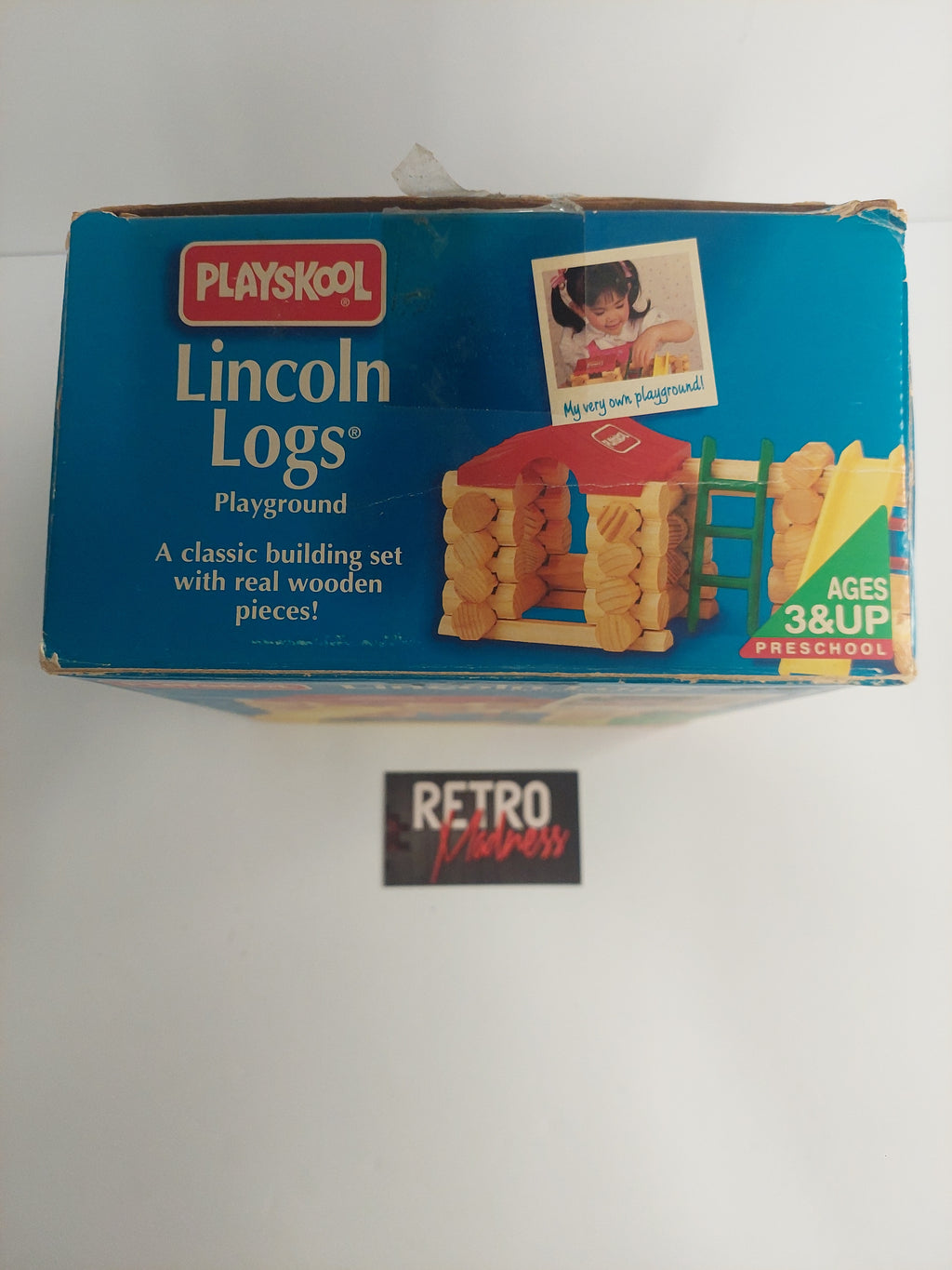 Vintage 1993 Playskool Lincoln Logs Playground