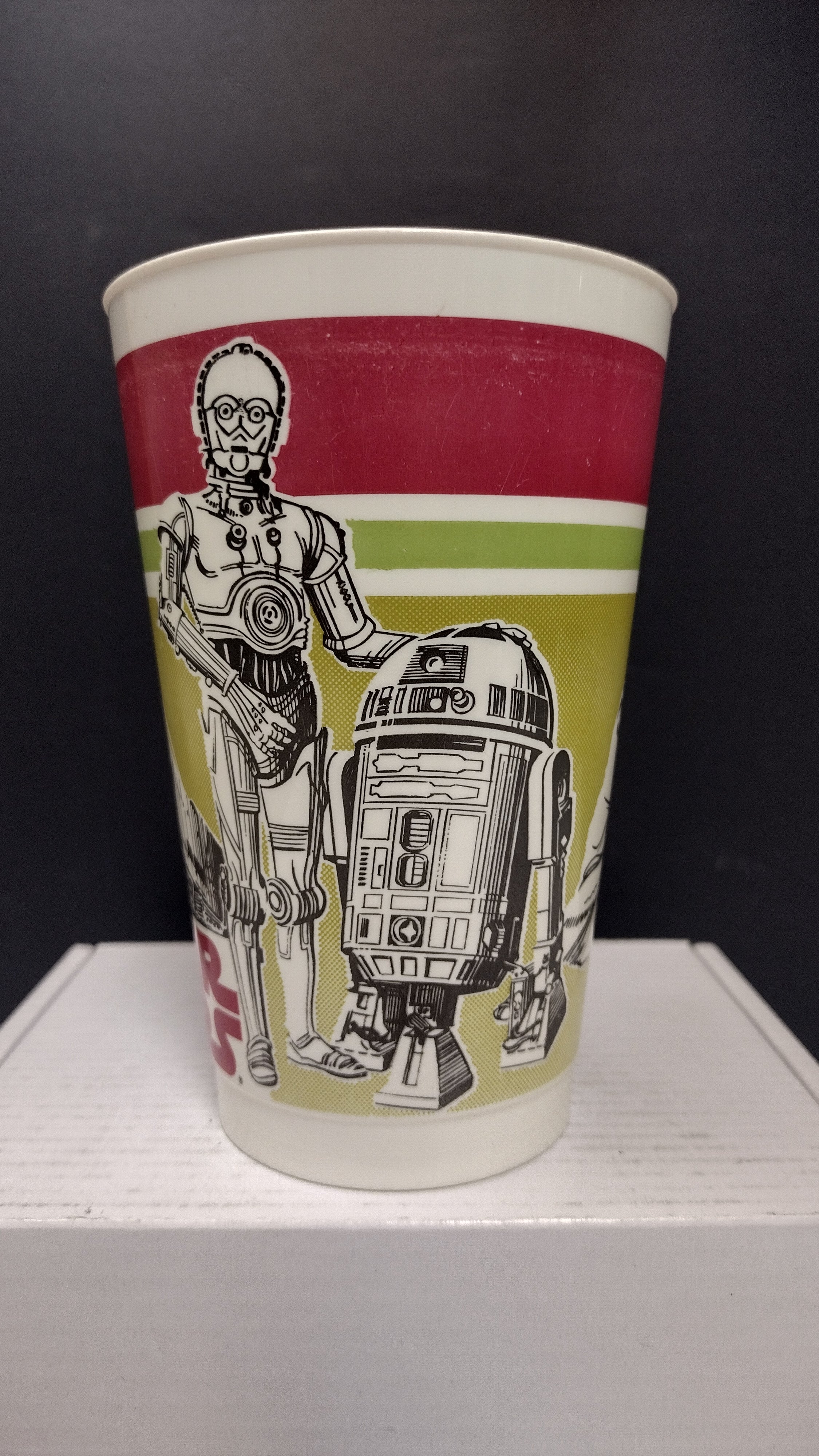 Vintage 1979 Star Wars C-3PO & R2-D2 Coca-Cola Promo Plastic Cup